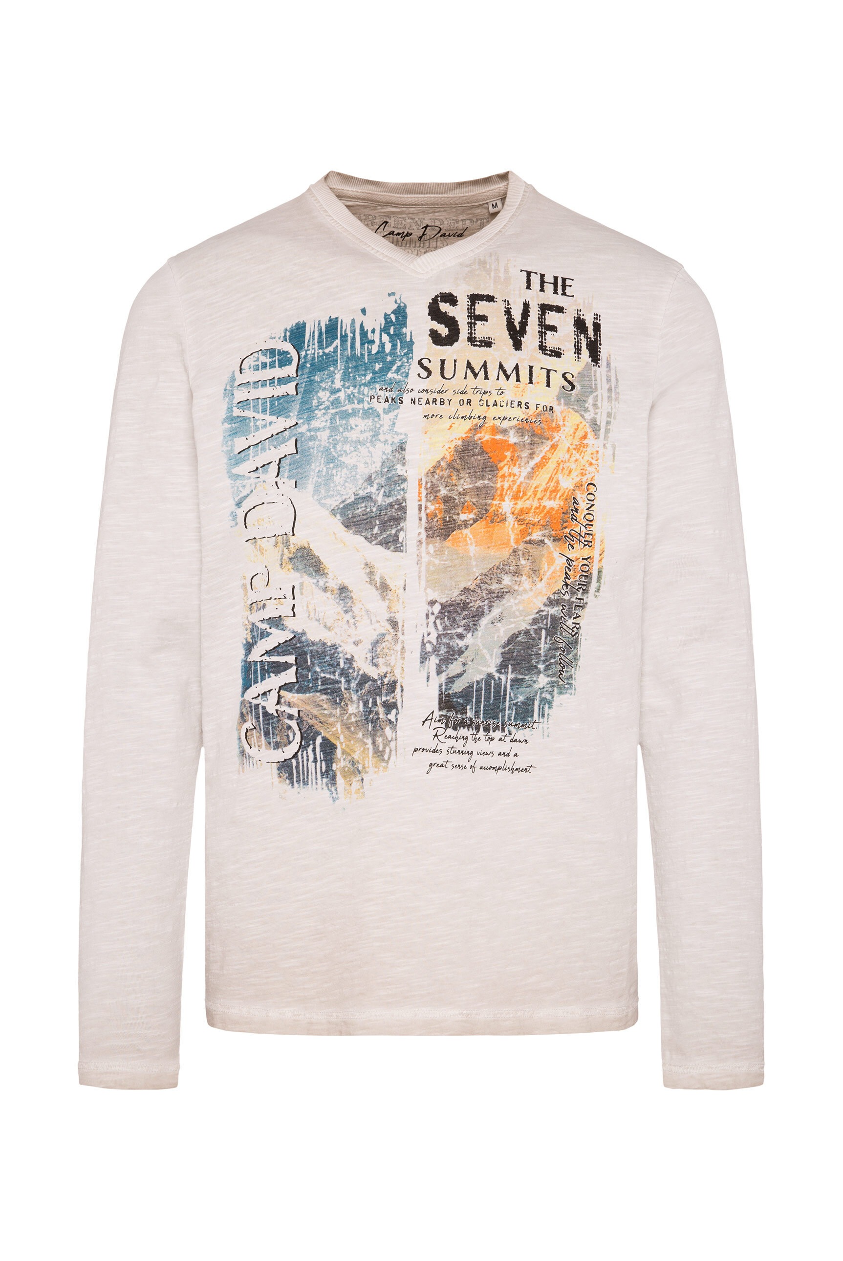 CAMP DAVID V-Shirt mit maskulinem V-Ausschnitt