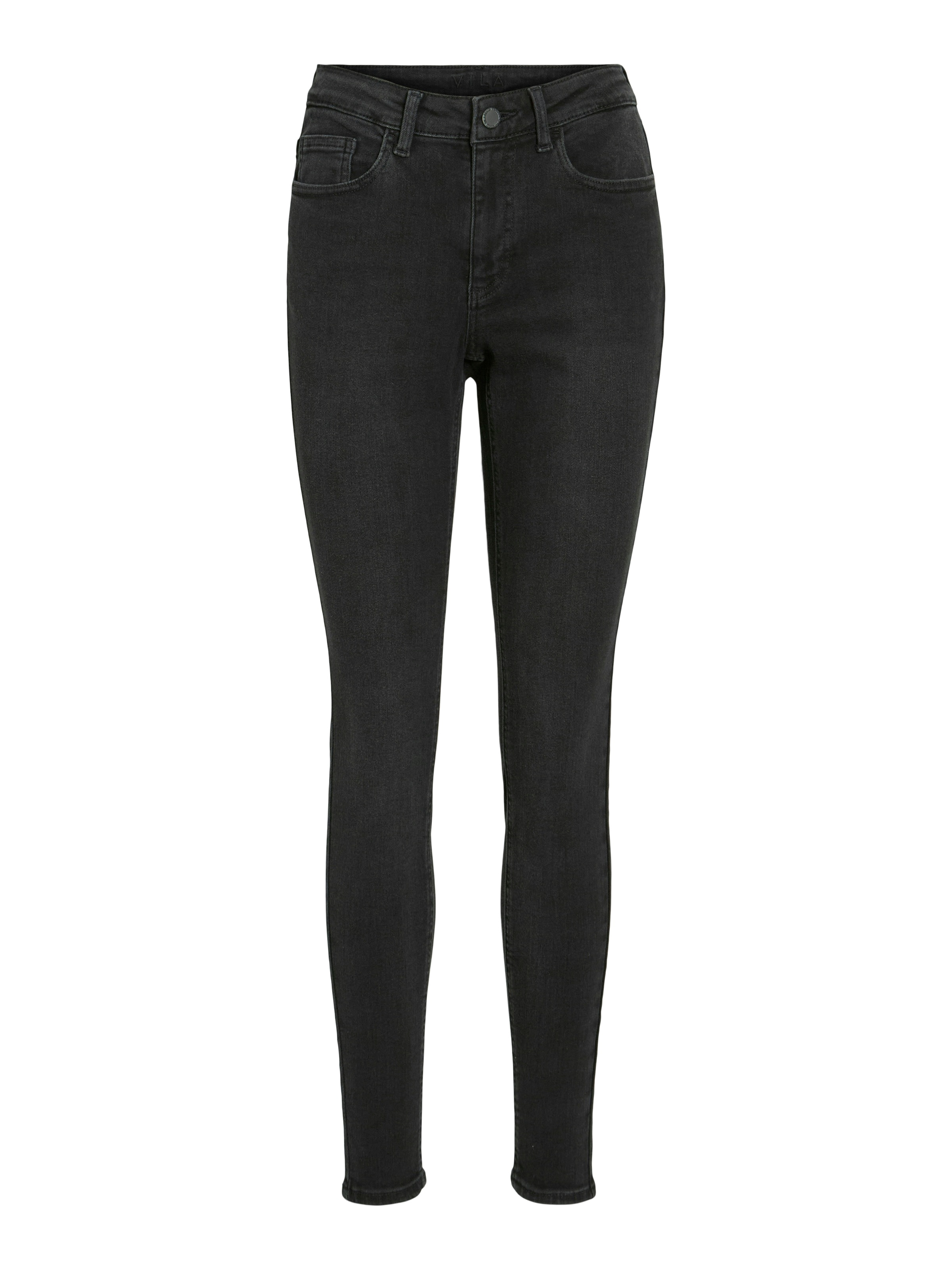 Vila Skinny-fit-Jeans "VISARAH RW SKINNY JEANS BLK BUB00-NOOS" günstig online kaufen