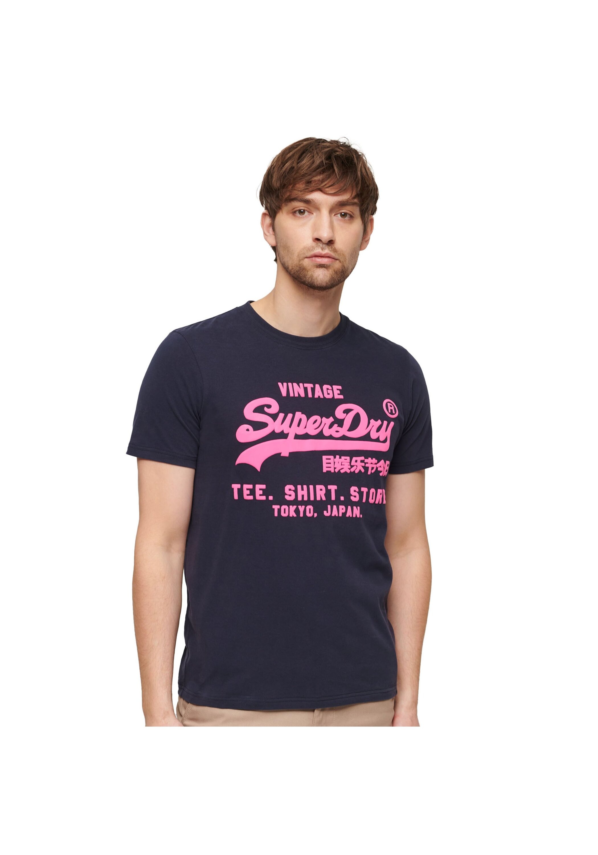 Superdry T-Shirt "T-Shirt Neon Vintage Logo Tee 1er Pack" günstig online kaufen