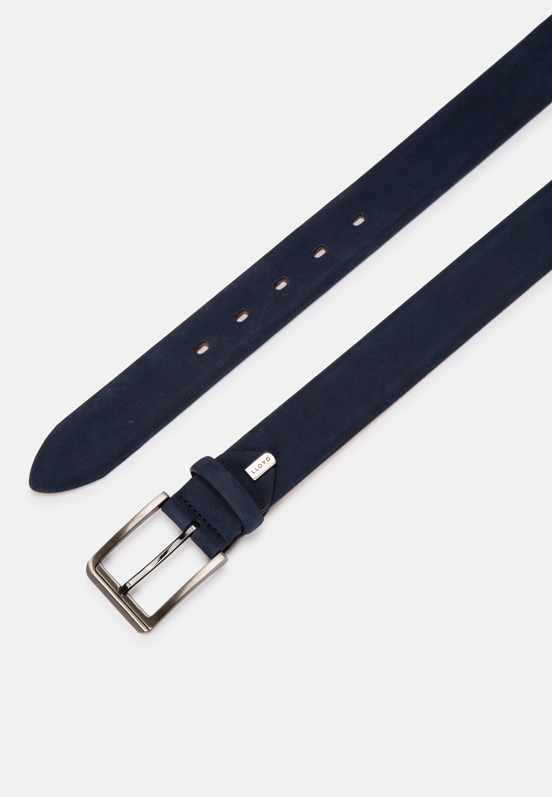 Ledergürtel LLOYD MEN’S BELTS "Lloyd Belts Herrengürtel 0229", Herren, Gr. 100, dunkelblau, Leder, Gürtel Ledergürtel 3
