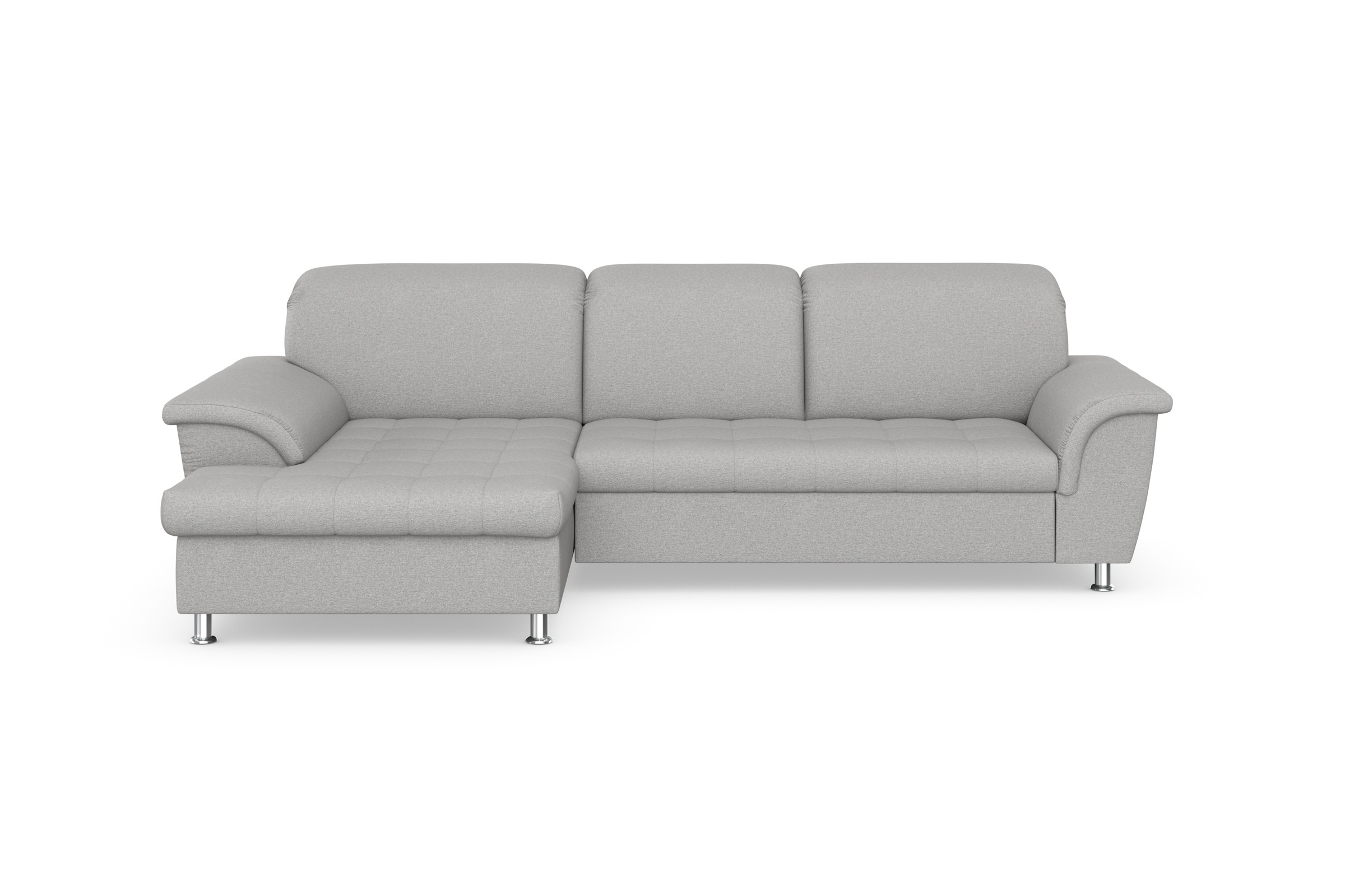 DOMO collection Ecksofa Franzi, wahlweise mit Bettfunktion, Bettkasten und Kopfteilverstellung