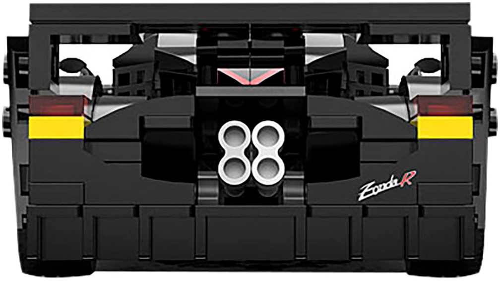Jamara Konstruktions-Spielset »Pagani Zonda R 1:28 schwarz Bricks«, (387 St.), im Maßstab 1:28, offiziell lizensiert
