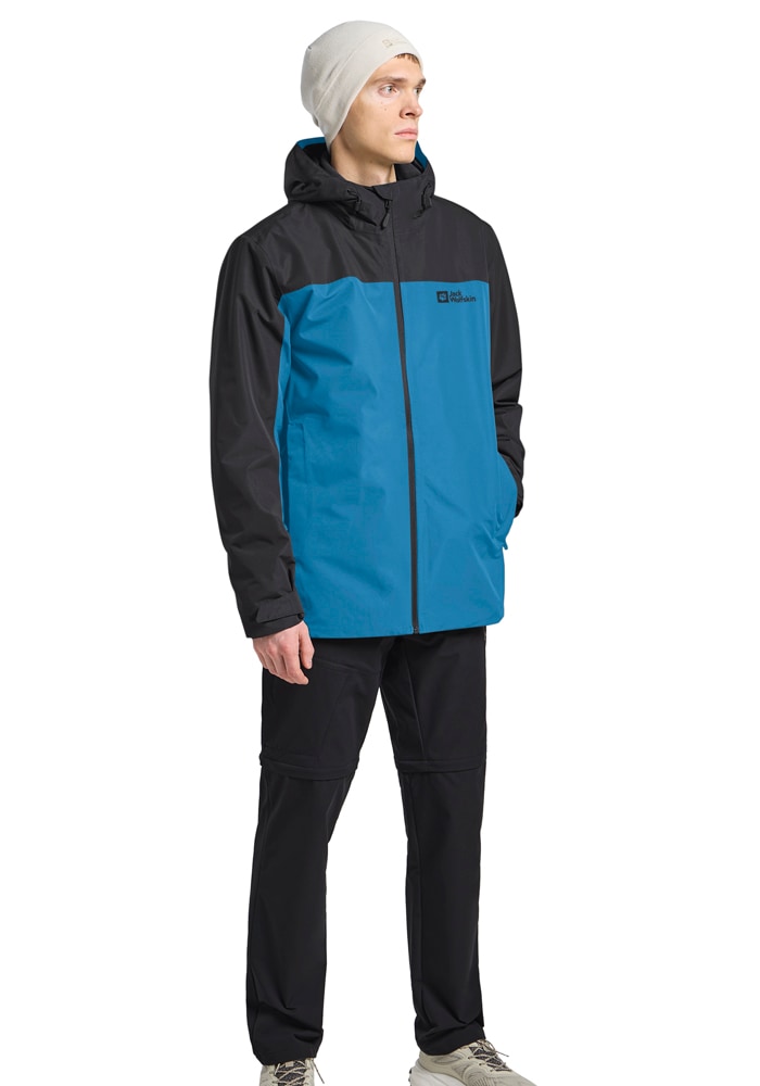 Jack Wolfskin 3-in-1-Funktionsjacke »MOONRISE 3IN1 JKT W«, mit Kapuze, 3in1, atmungsaktiv, Übergangsjacke