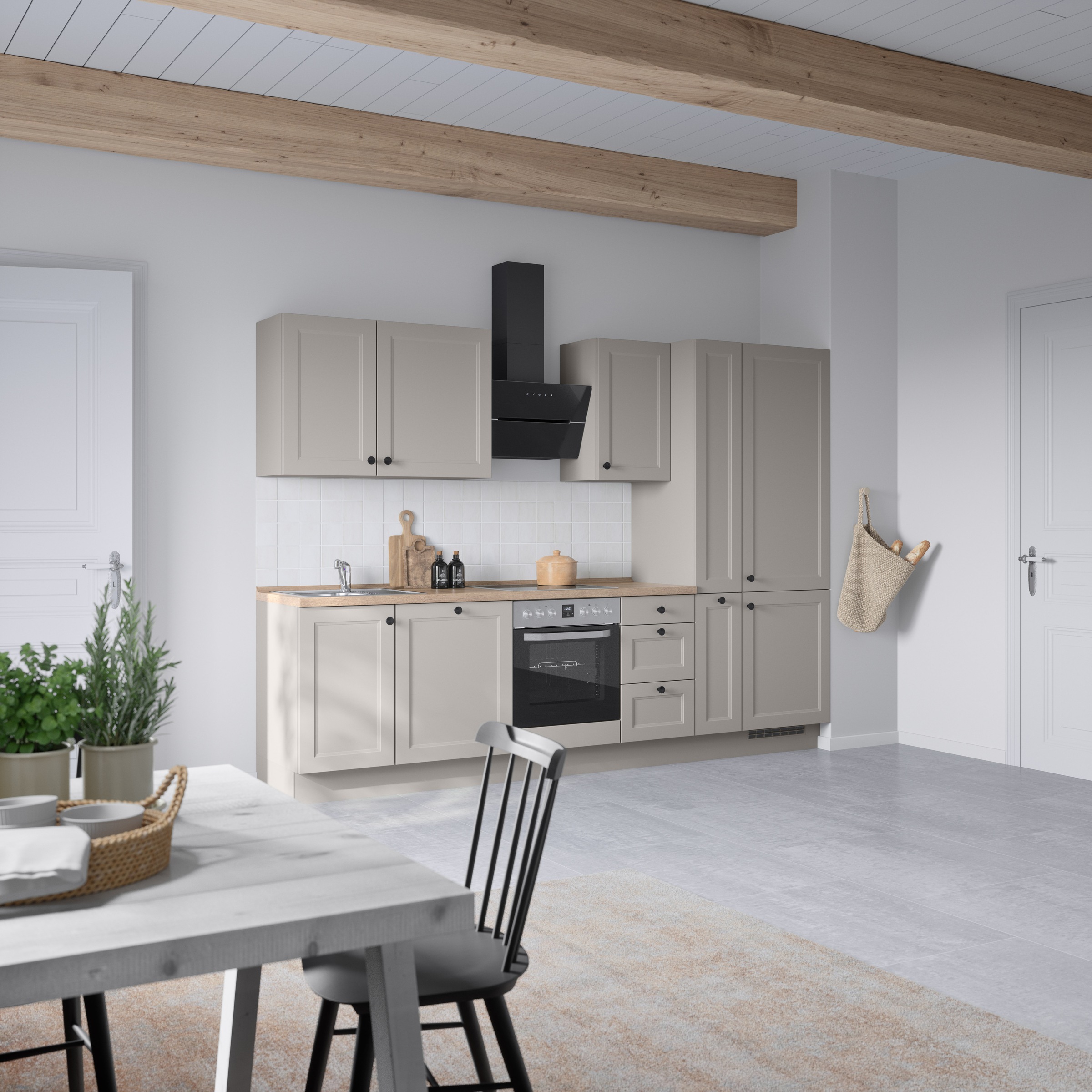 nobilia® Küchenzeile »"Cascada II"«, vormontiert, Breite 300 cm, Ausrichtung wählbar, wahlw. mit E-Geräten
