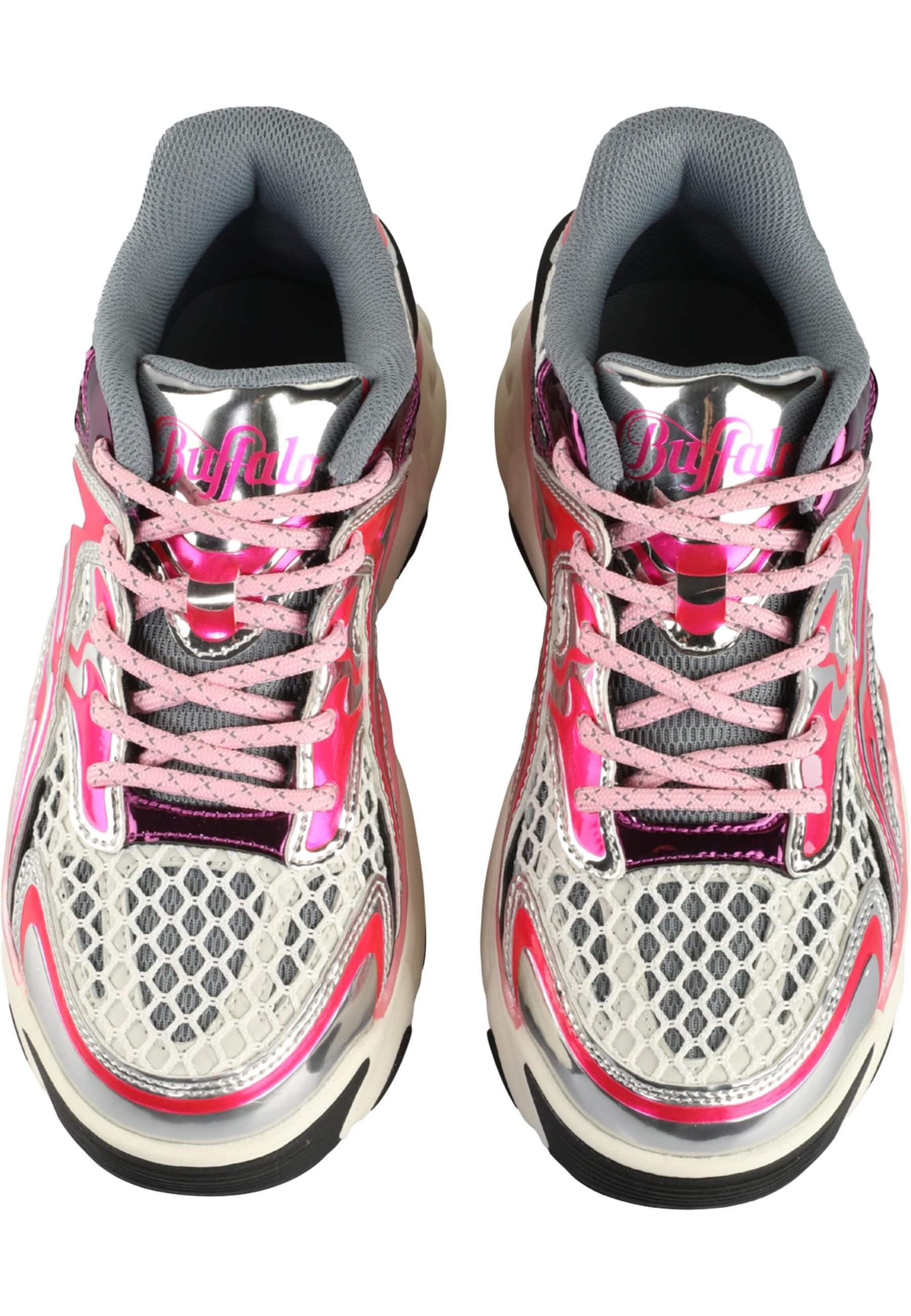 BUFFALO Damen Trainingsschuh "Buffalo SCORE TEC", Gr. 40weiß, pink, silber, Schuhe