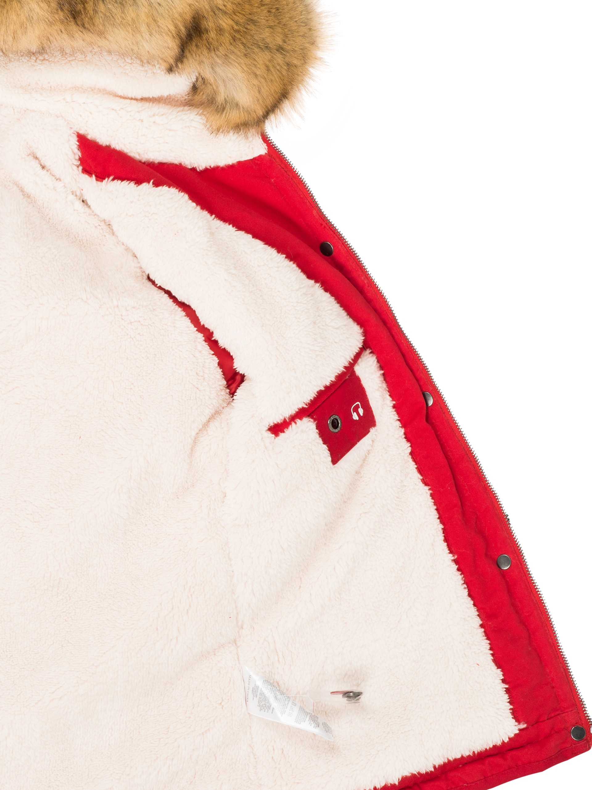Navahoo Winterjacke »Pearl«, mit warmem Teddyfell