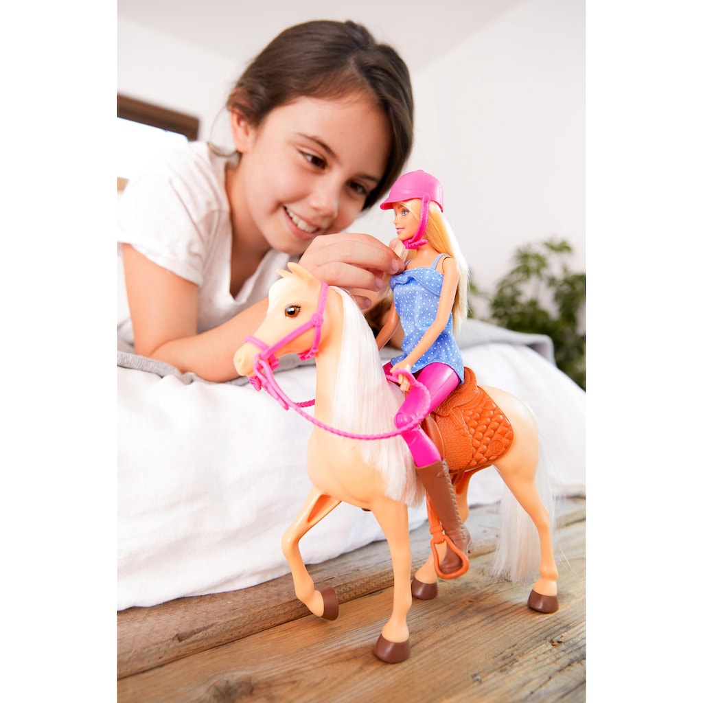 Barbie Anziehpuppe »Pferd mit Puppe«, Spielset