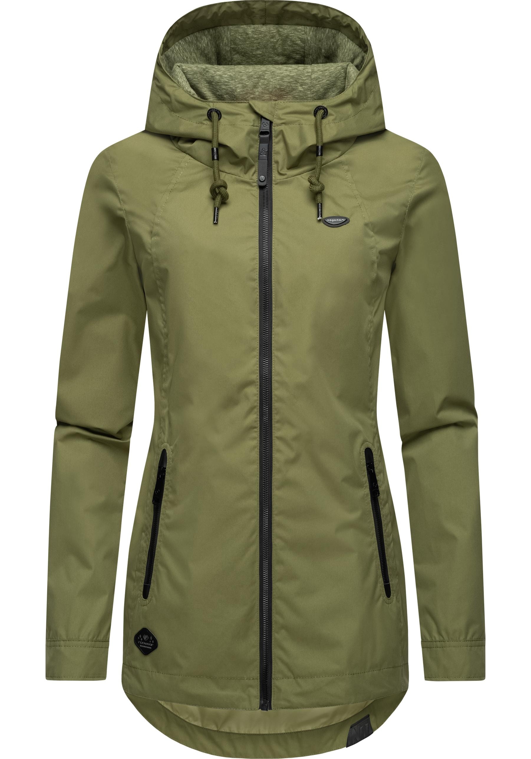 Ragwear Outdoorjacke "Zuzka", mit Kapuze, stylische Übergangsjacke mit großer Kapuze