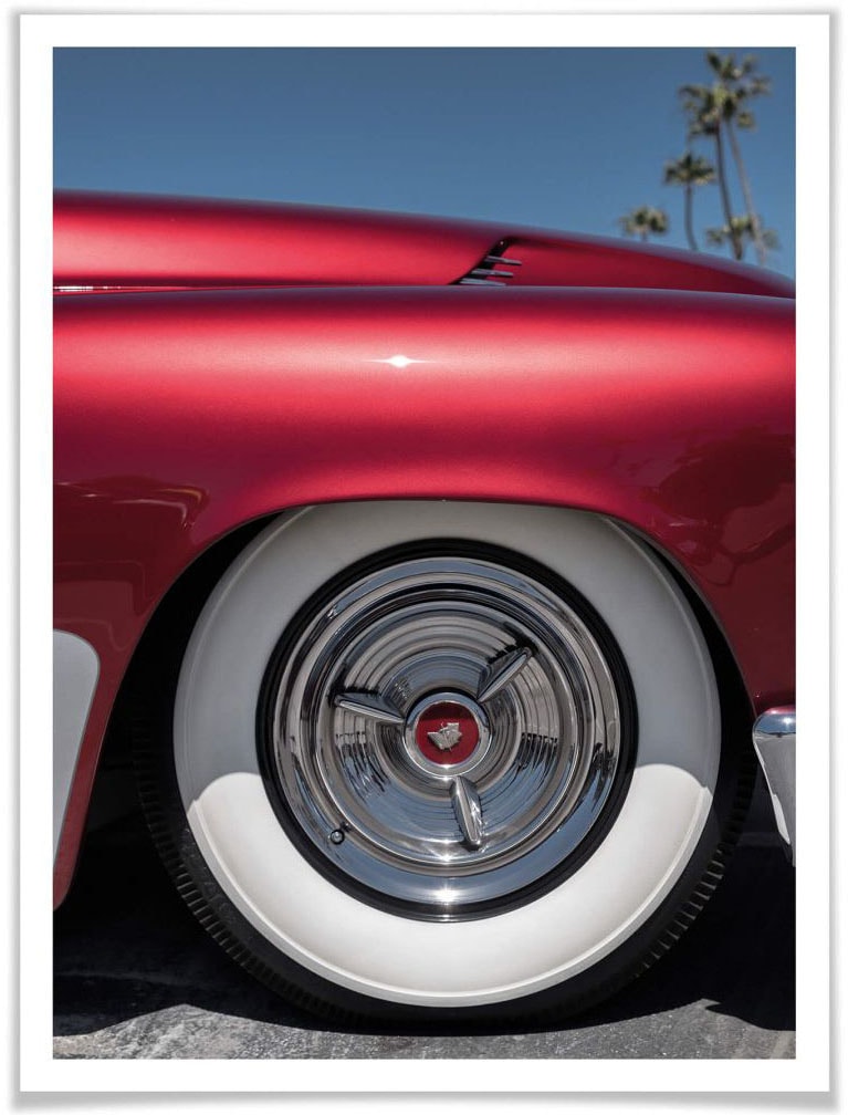 (1 »Vintage Oldtimer«, | Retro Wandbild, Poster bestellen Auto St.), Wandposter BAUR Autos, Rot Bild, Wall-Art Poster,