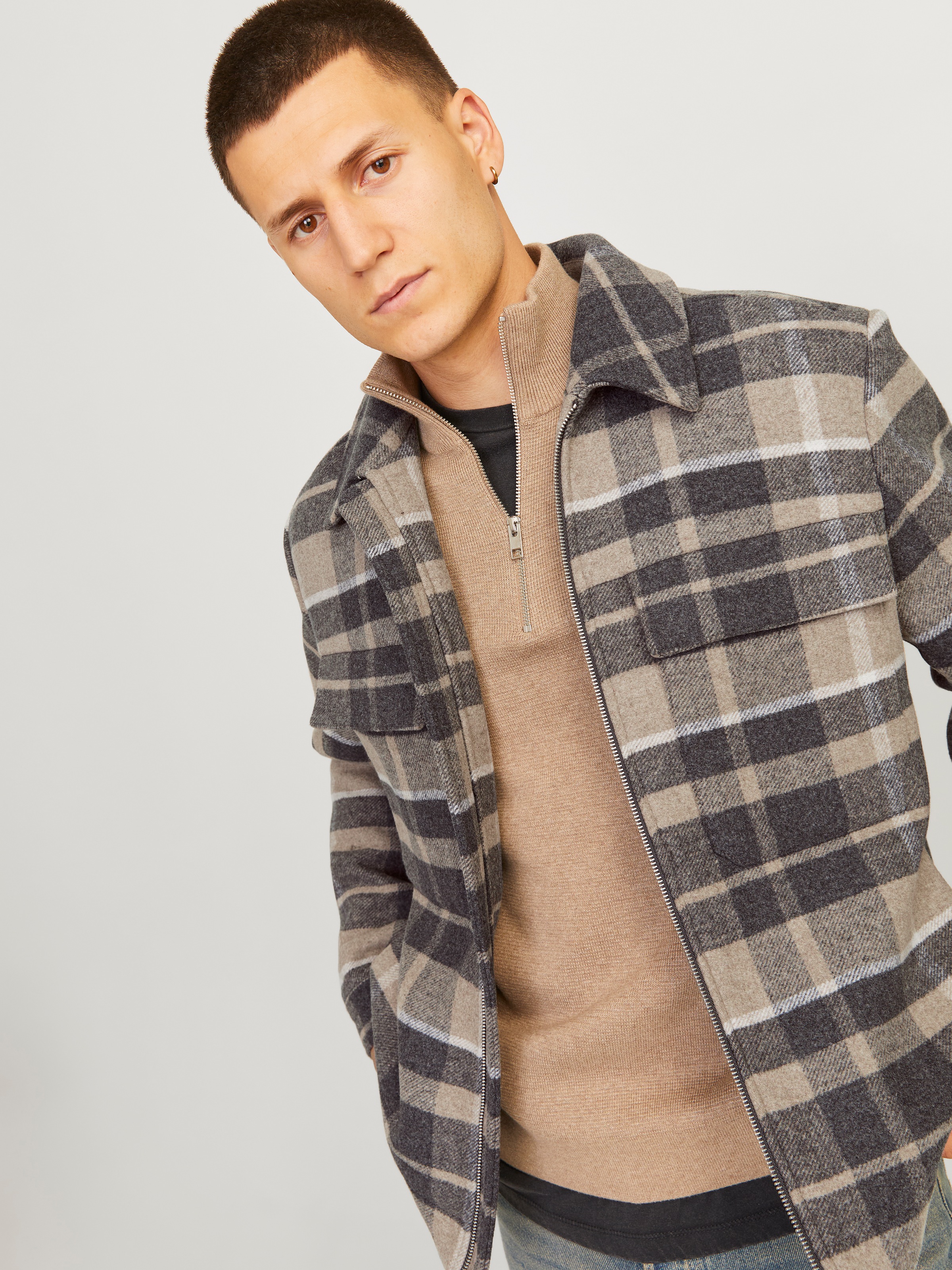 Jack & Jones Wolljacke "JPRCCRUSSEL WOOL BLEND JACKET SN", ohne Kapuze günstig online kaufen