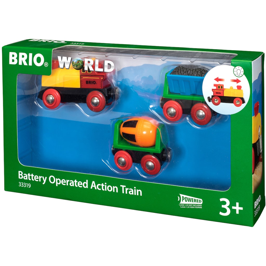 BRIO® Spielzeug-Eisenbahn »BRIO® WORLD, Zug mit Batterielok«