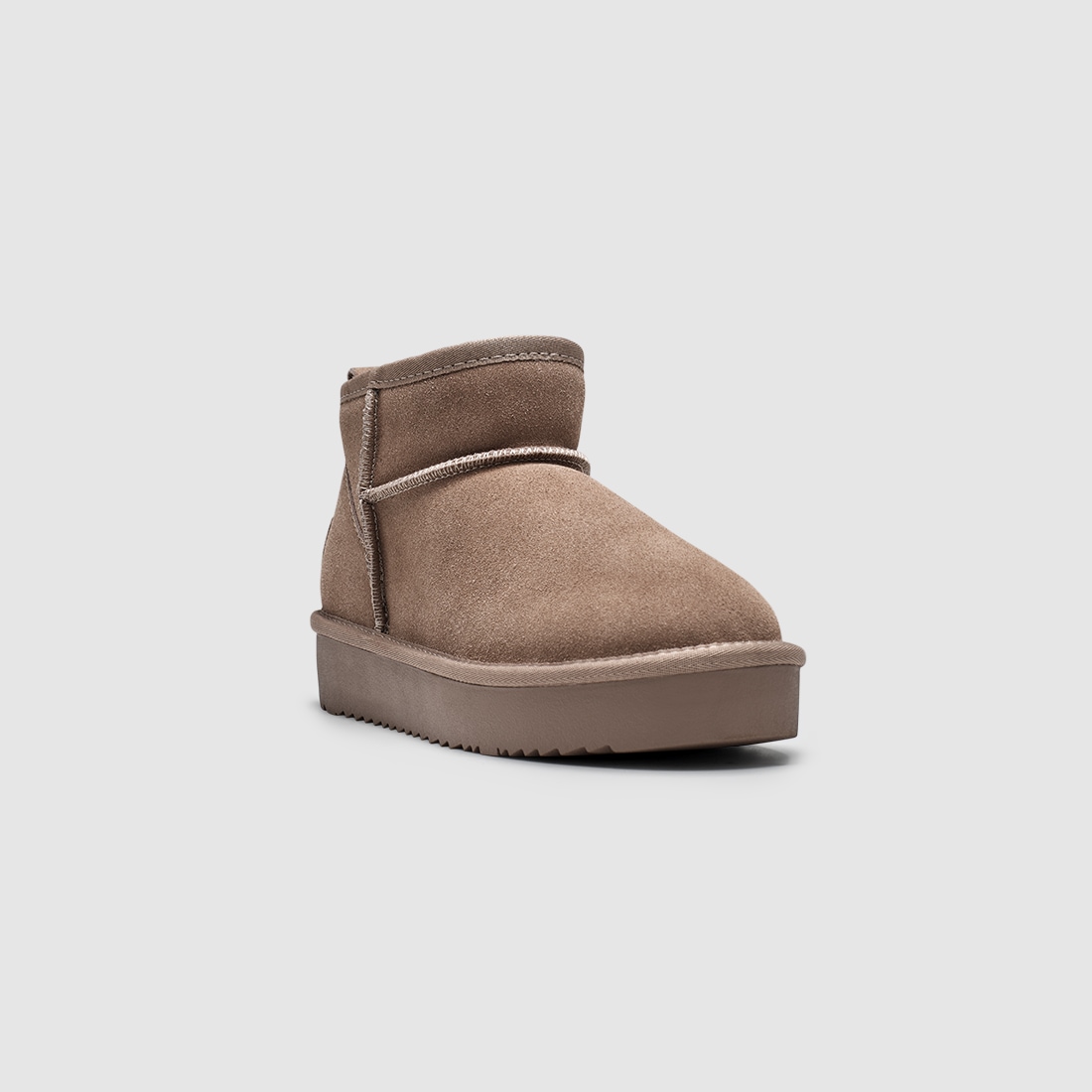 ESPRIT Damen Winterboots "PITERA", Gr. 42, braun, Veloursleder, Schuhe, Schlupfboots, Winterstiefelette mit Warmfutter