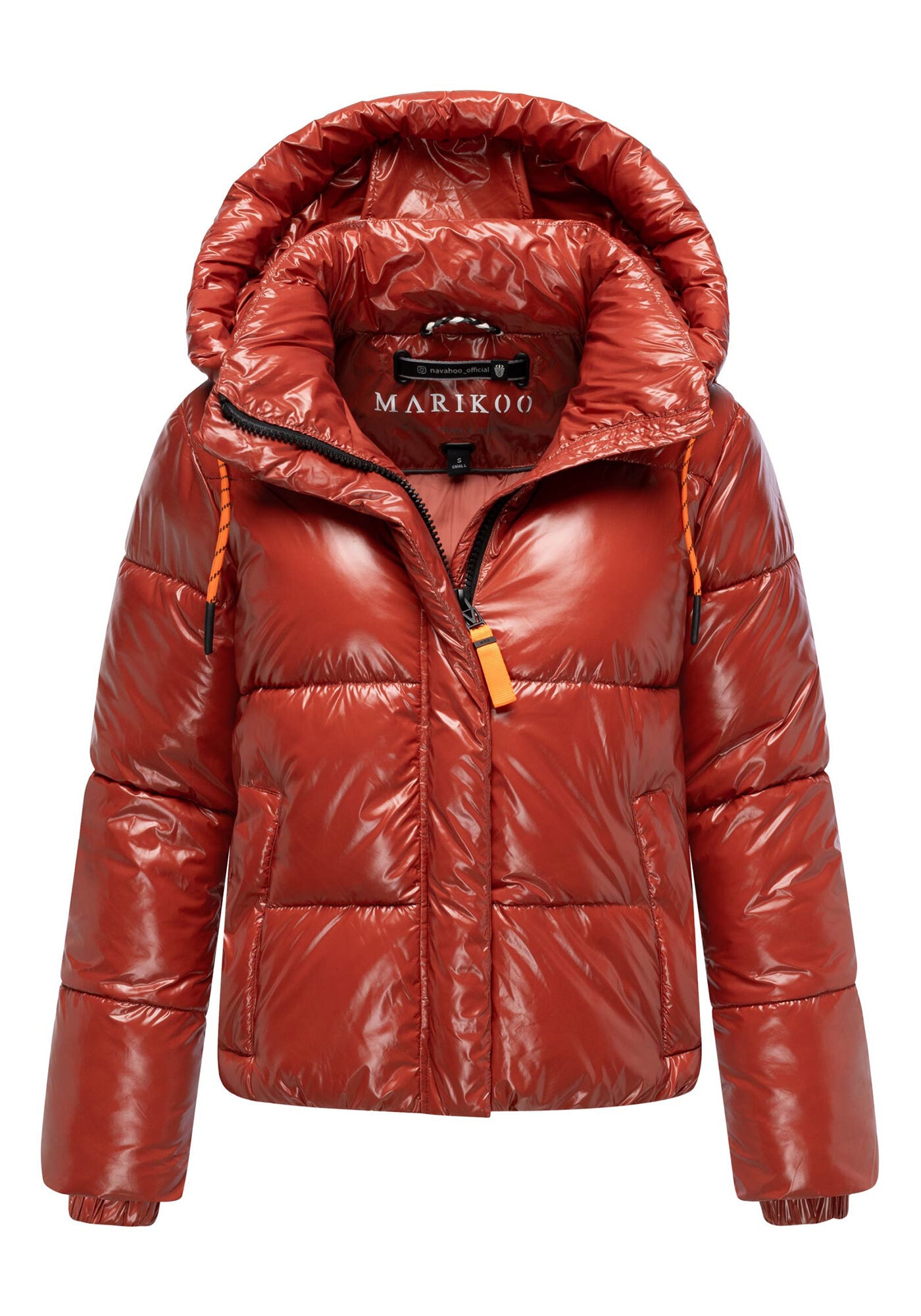 Marikoo Winterjacke »Skyraa«, Leicht glänzendes Obermaterial mit moderner Steppung