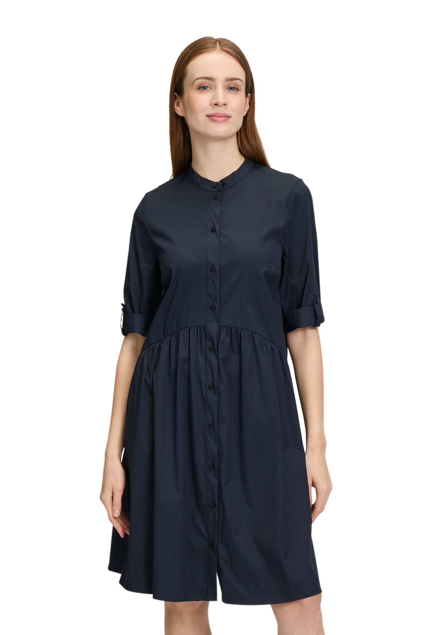 Vera Mont Hemdblusenkleid "Damen Hemdblusenkleid mit Knopfleiste" Nahttasch günstig online kaufen