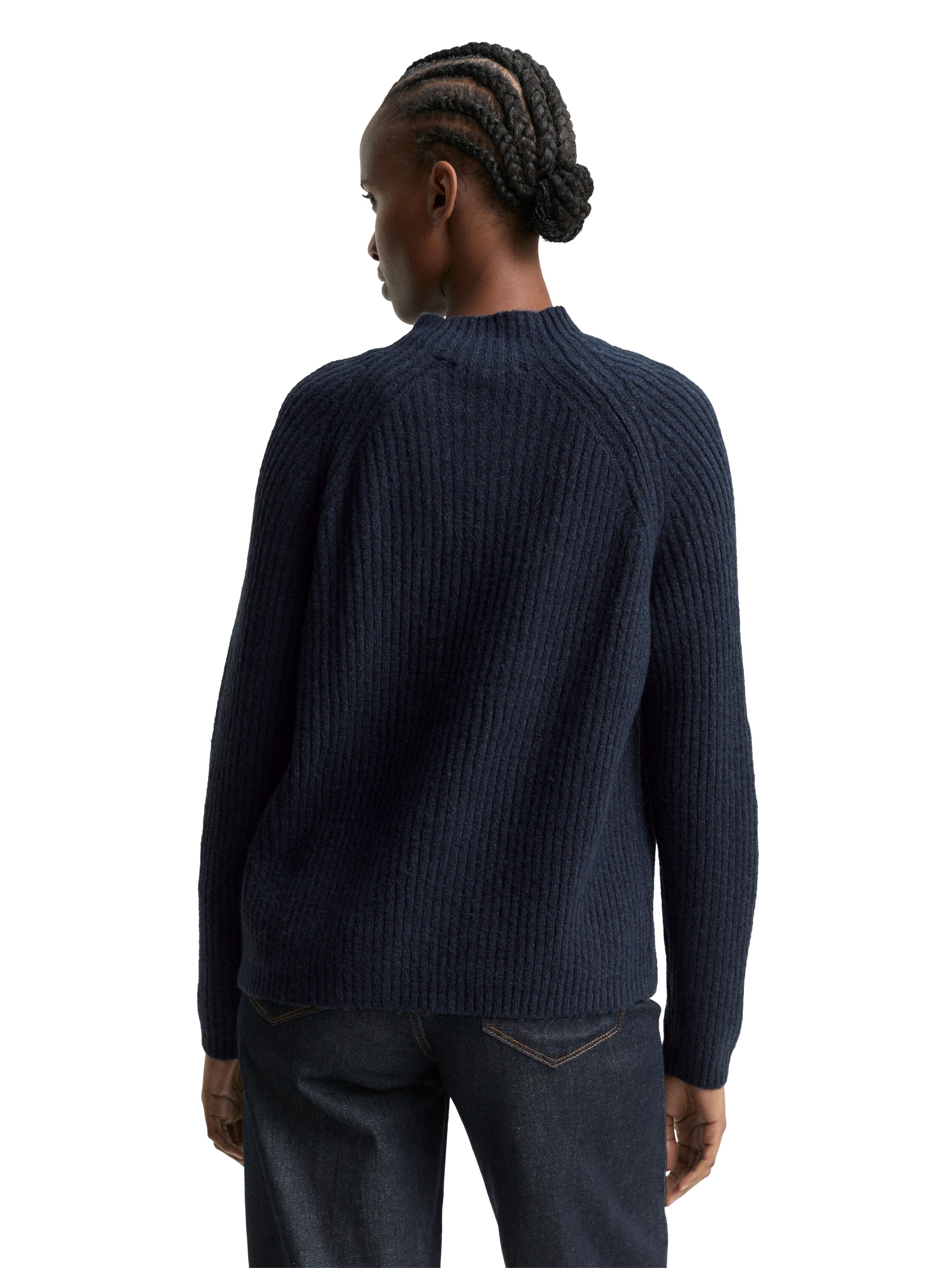TOM TAILOR Denim Strickpullover mit Stehkragen günstig online kaufen