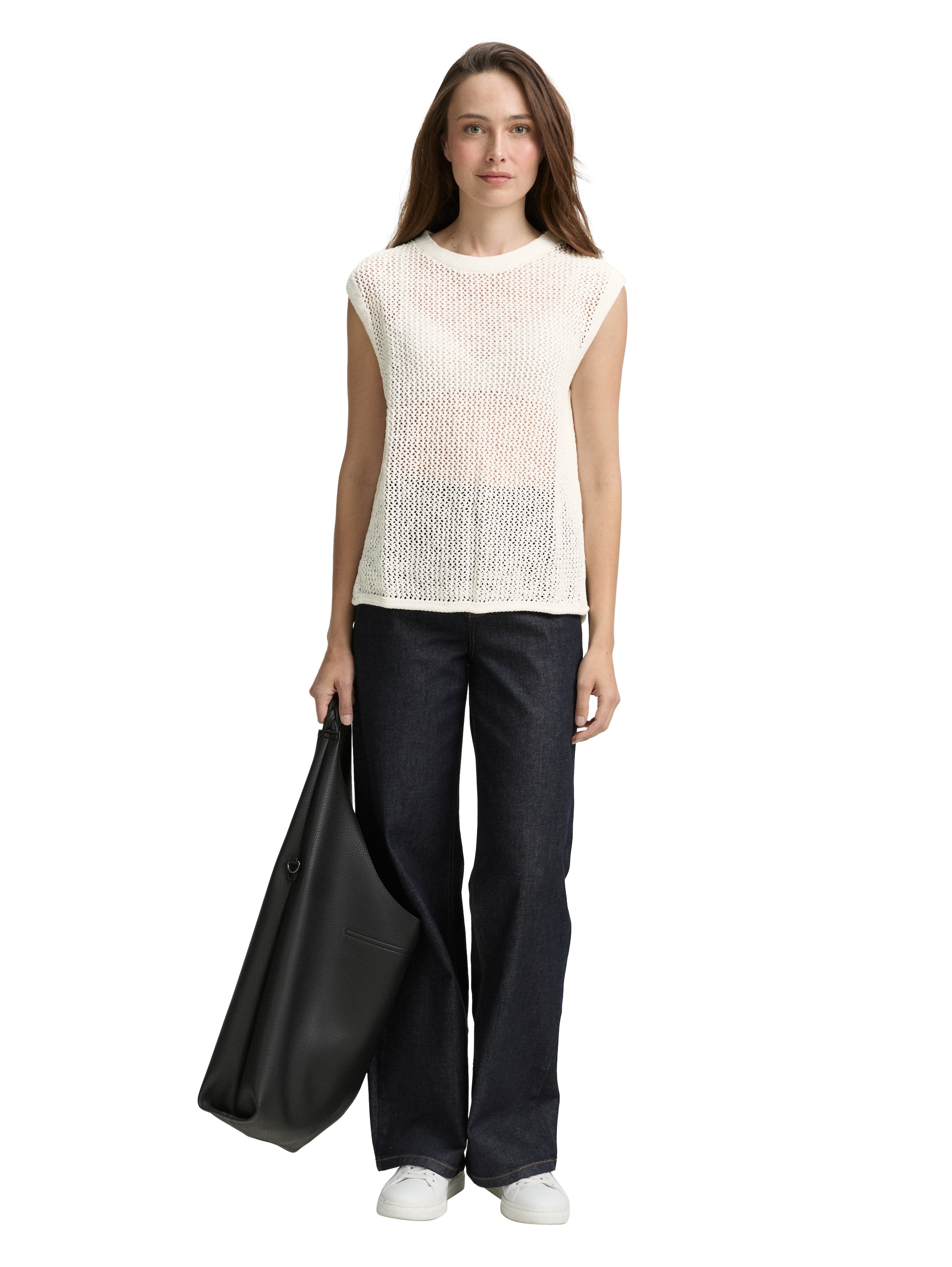 TOM TAILOR Pullunder, mit Strickmuster