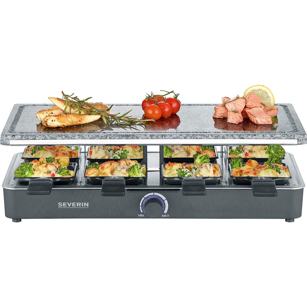 Severin Raclette »RG 2378«, 8 St. Raclettepfännchen, 1300 W