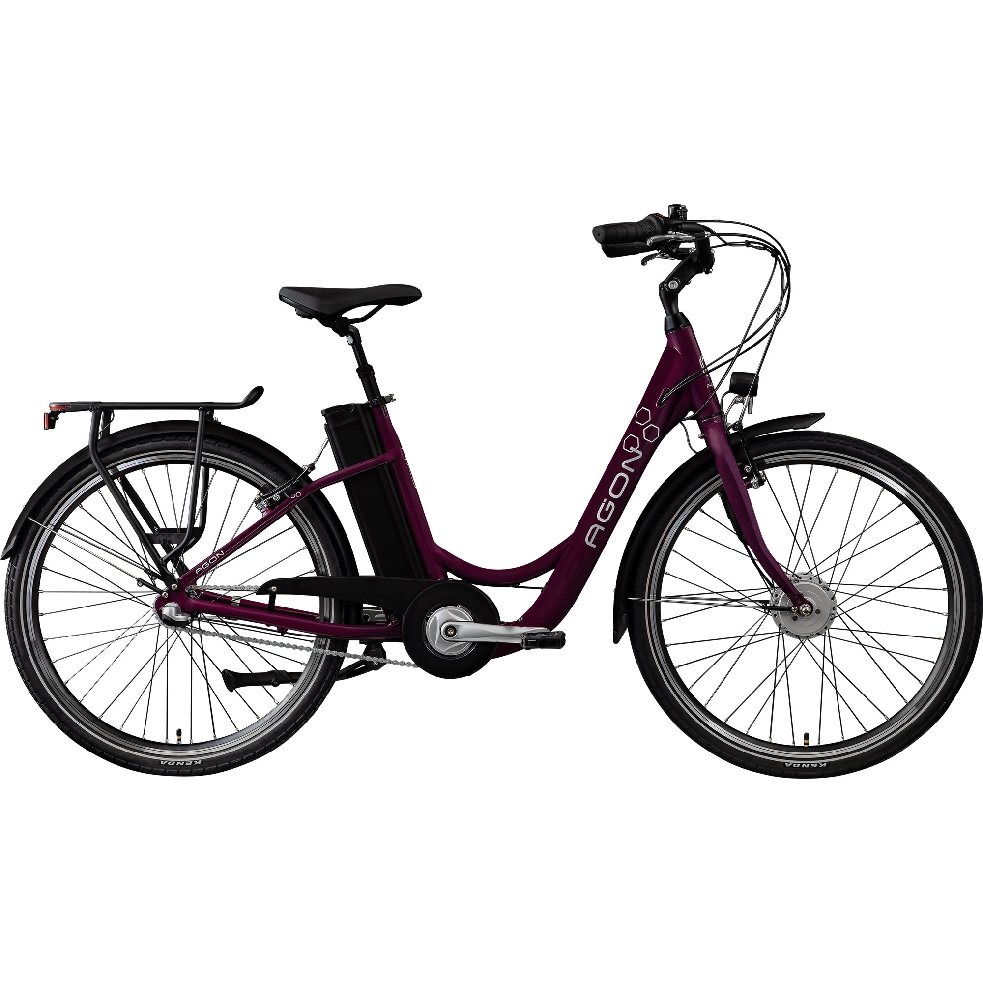 AGON "Axis" 3 Gang Nabenschaltung Frontmotor 250 W Pedelec, Elektrofahrrad für Damen u. Herren
