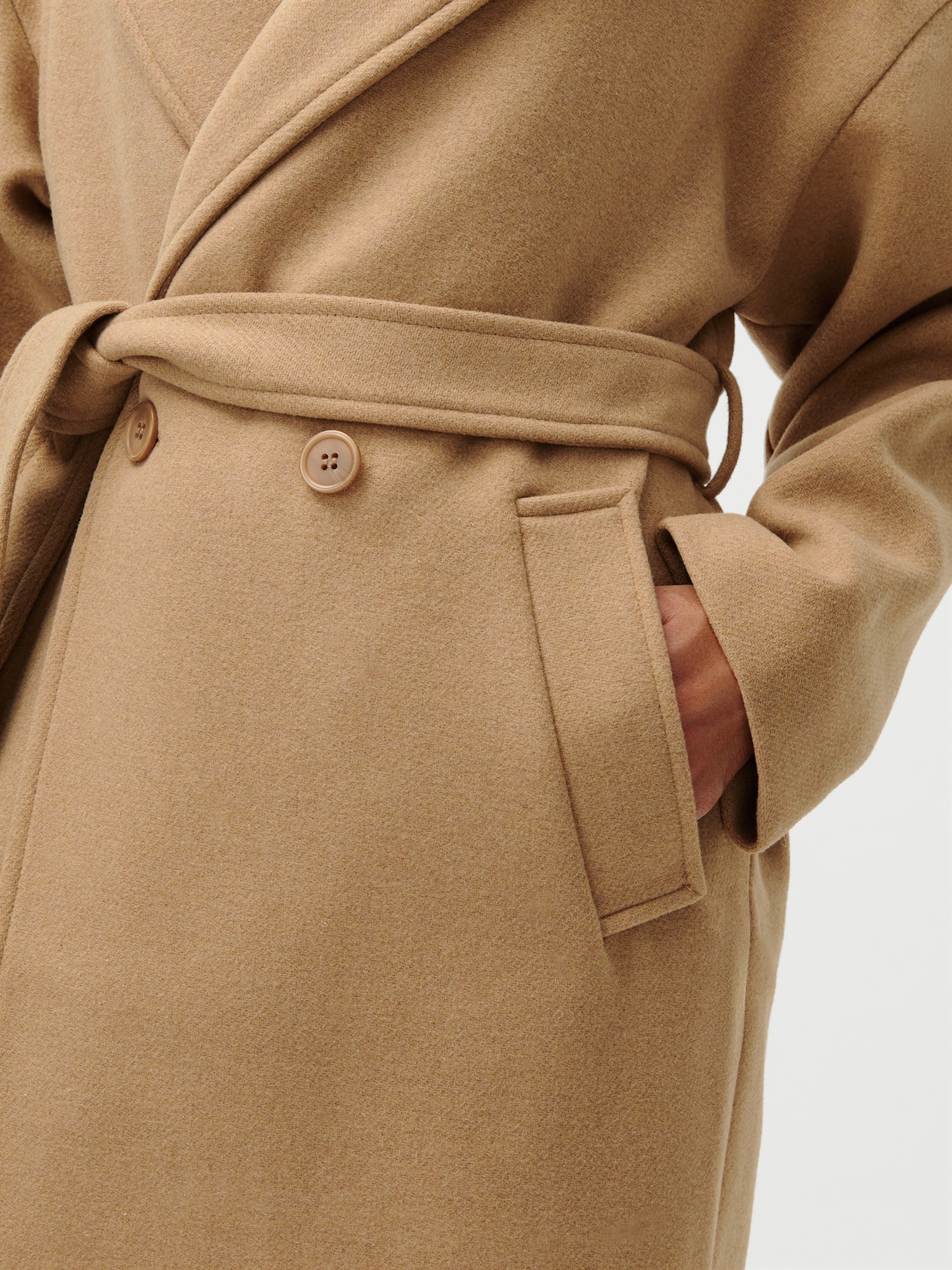 LeGer Langmantel "Betty, LeGer by Lena Gercke", Regular fit mit V-Ausschnit günstig online kaufen
