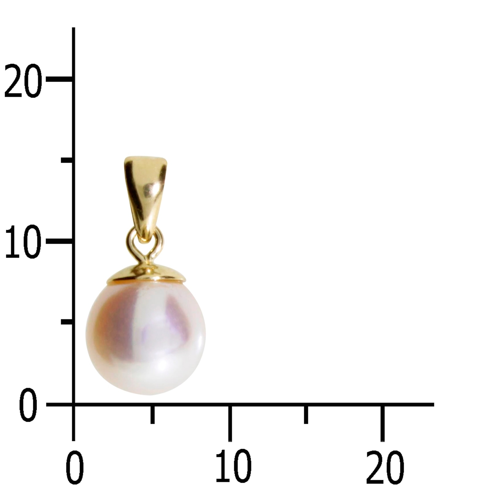 OSTSEE-SCHMUCK Kettenanhänger »- Ingrid 7 - Gold 585/000 - Zuchtperle«