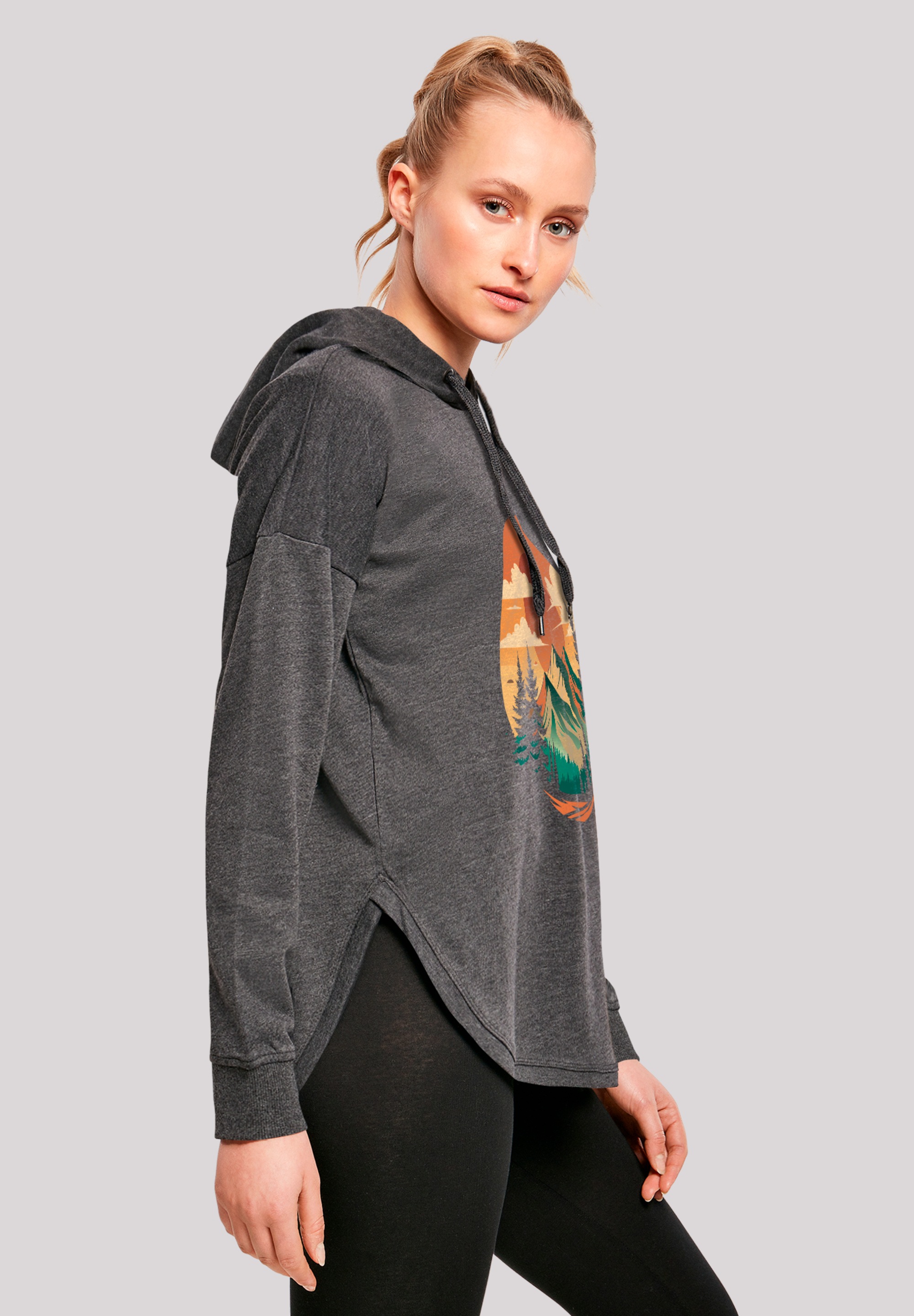 F4NT4STIC Kapuzenpullover »Sonnenuntergang Berglandschaft« Premium Qualität