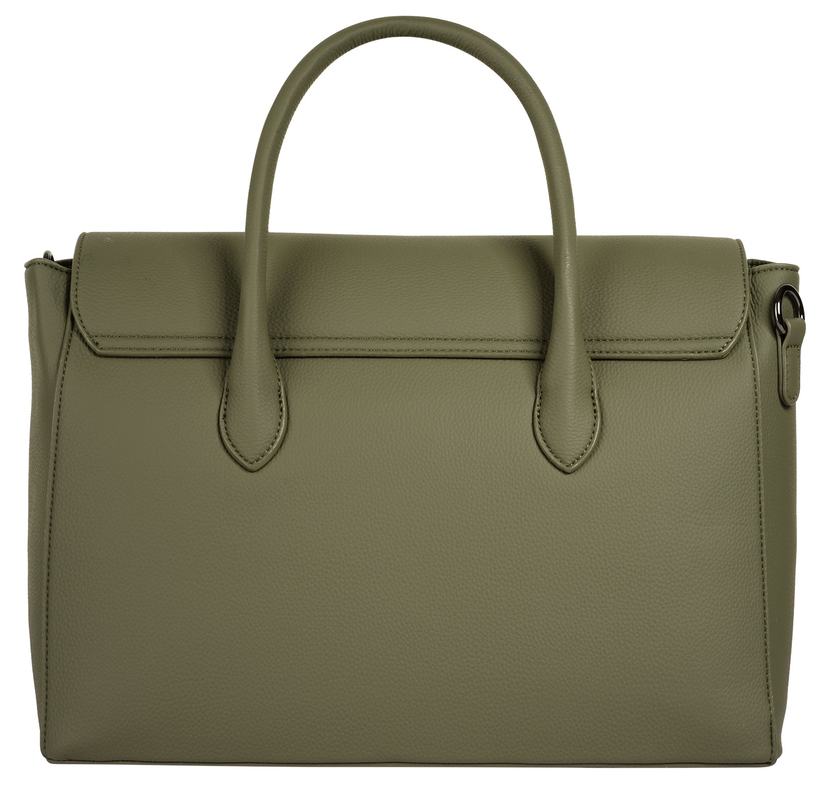 Henkeltasche BUGATTI "IRIA", Damen, Gr. B/H/T: 36cm x 24cm x 16cm onesize, oliv, Polyurethan (PU), leicht glänzend, unifarben, Taschen 2
