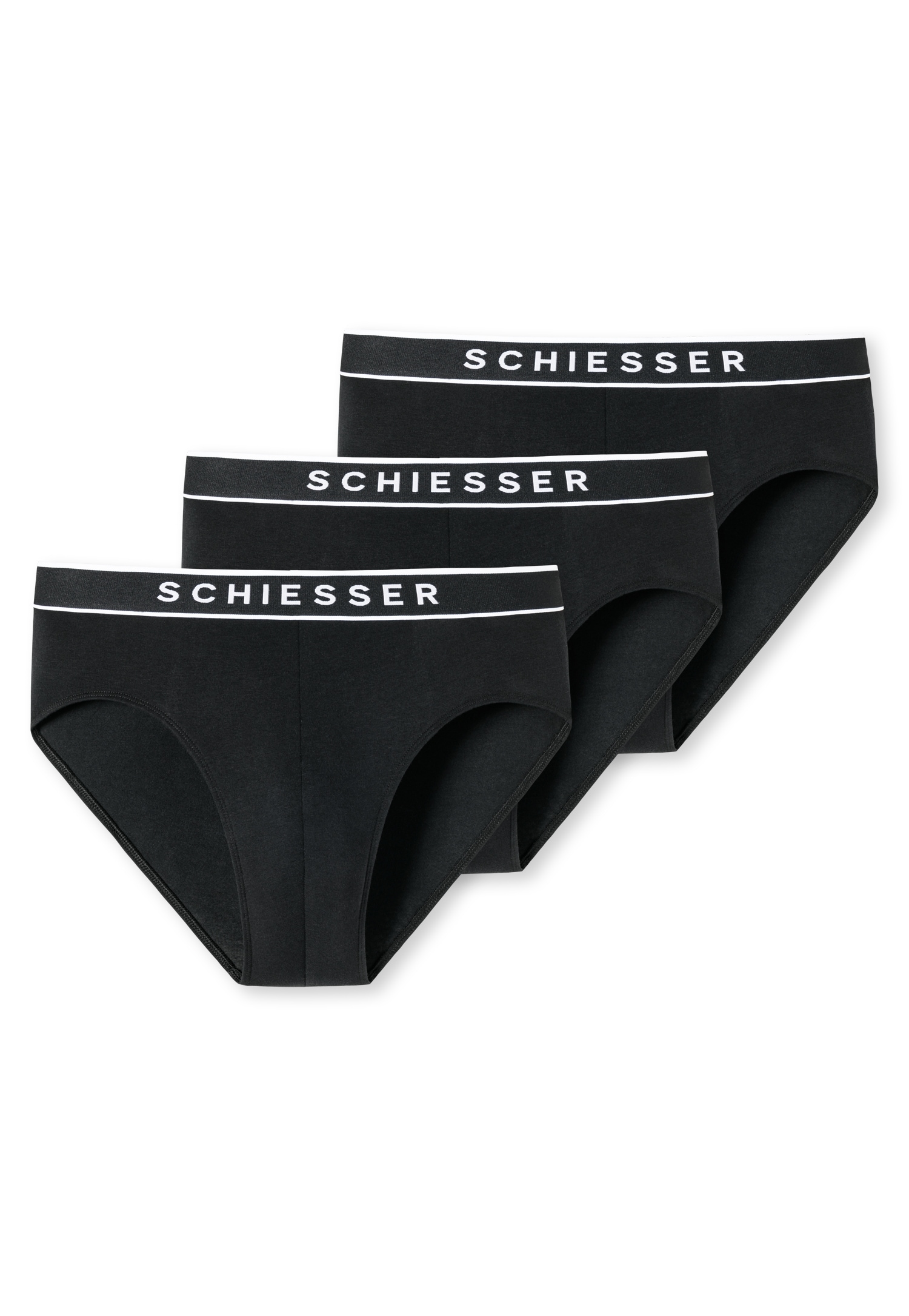 Schiesser Rioslip ""95/5"", (3er-Pack), mit sportlichem Webgummibund mit kontraststarken SCHIESSER-Logo