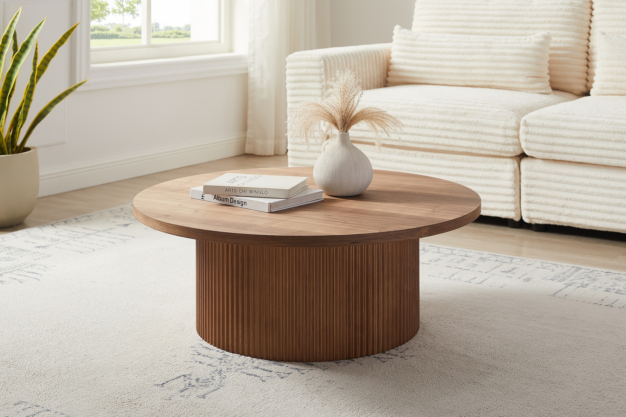 SalesFever Couchtisch, (1 St.), mit Massivholz-Lamellen günstig online kaufen