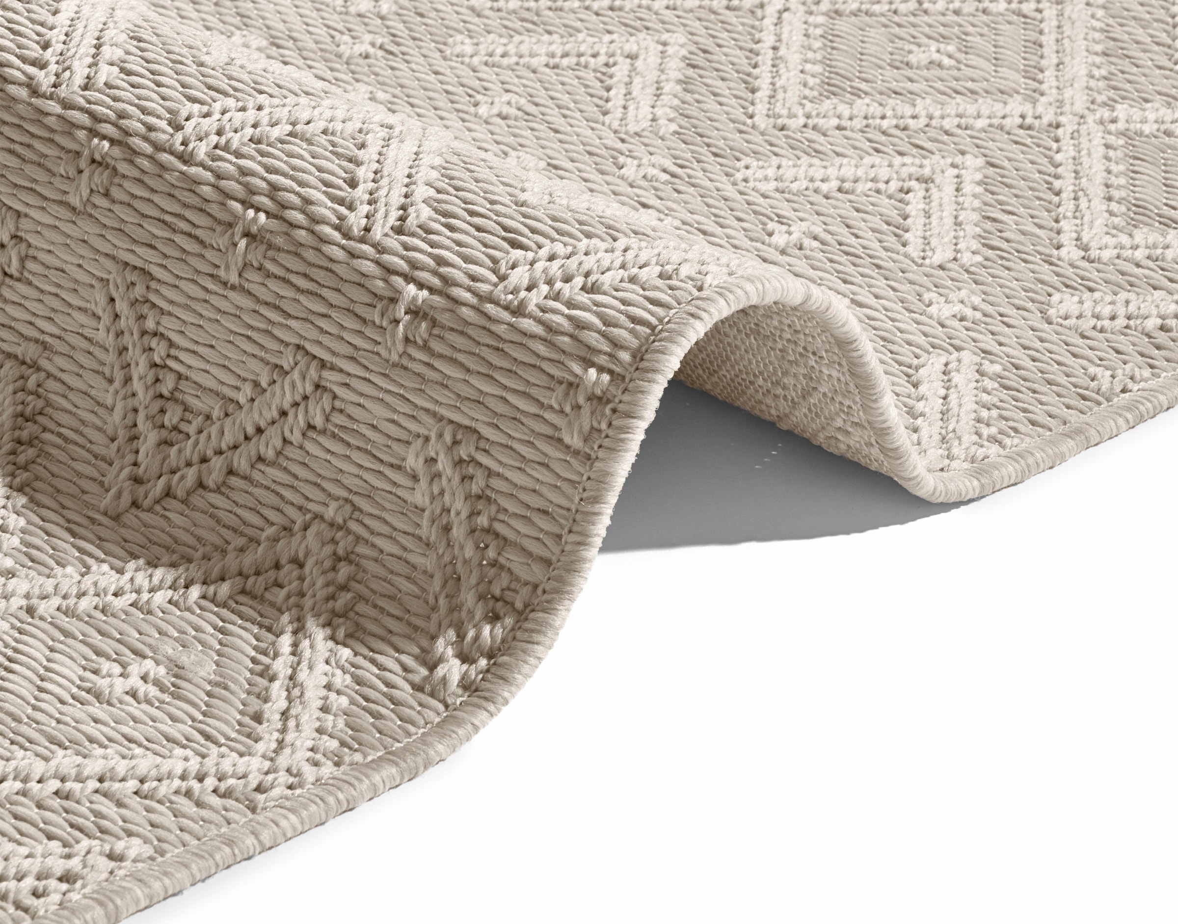 HANSE Home Teppich »Alley«, rechteckig, 4 mm Höhe, In- & Outdoor, Teppich, 3D Effekt, Teppichläufer, Wohnzimmer, Terrasse