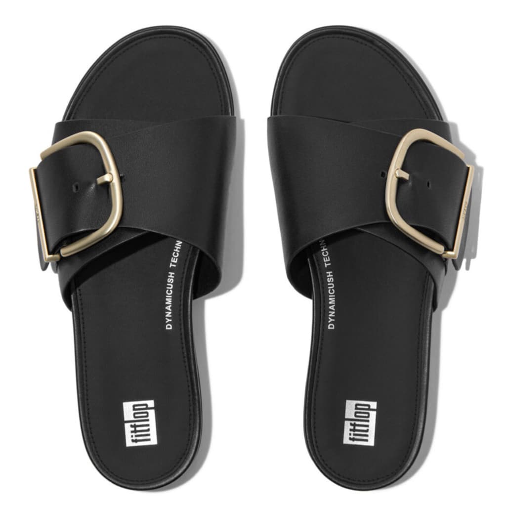 Fitflop Pantolette »GRACIE MAXI-BUCKLE«, Sommerschuh, Schlappen, verstellbare Schnalle für tolle Passform