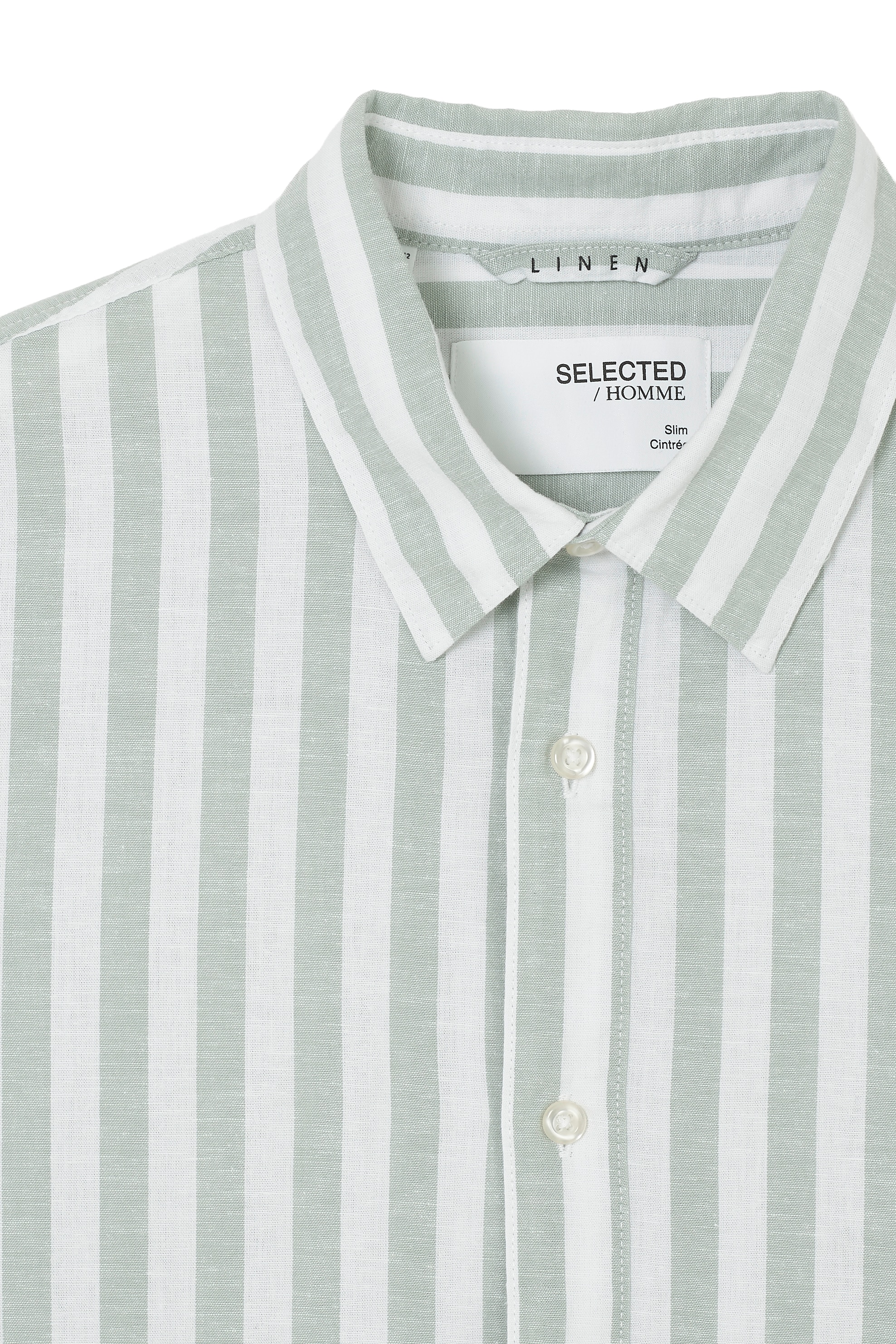SELECTED HOMME Leinenhemd »SLHSLIMNEW-LINEN SHIRT LS NOOS«, unifarben
