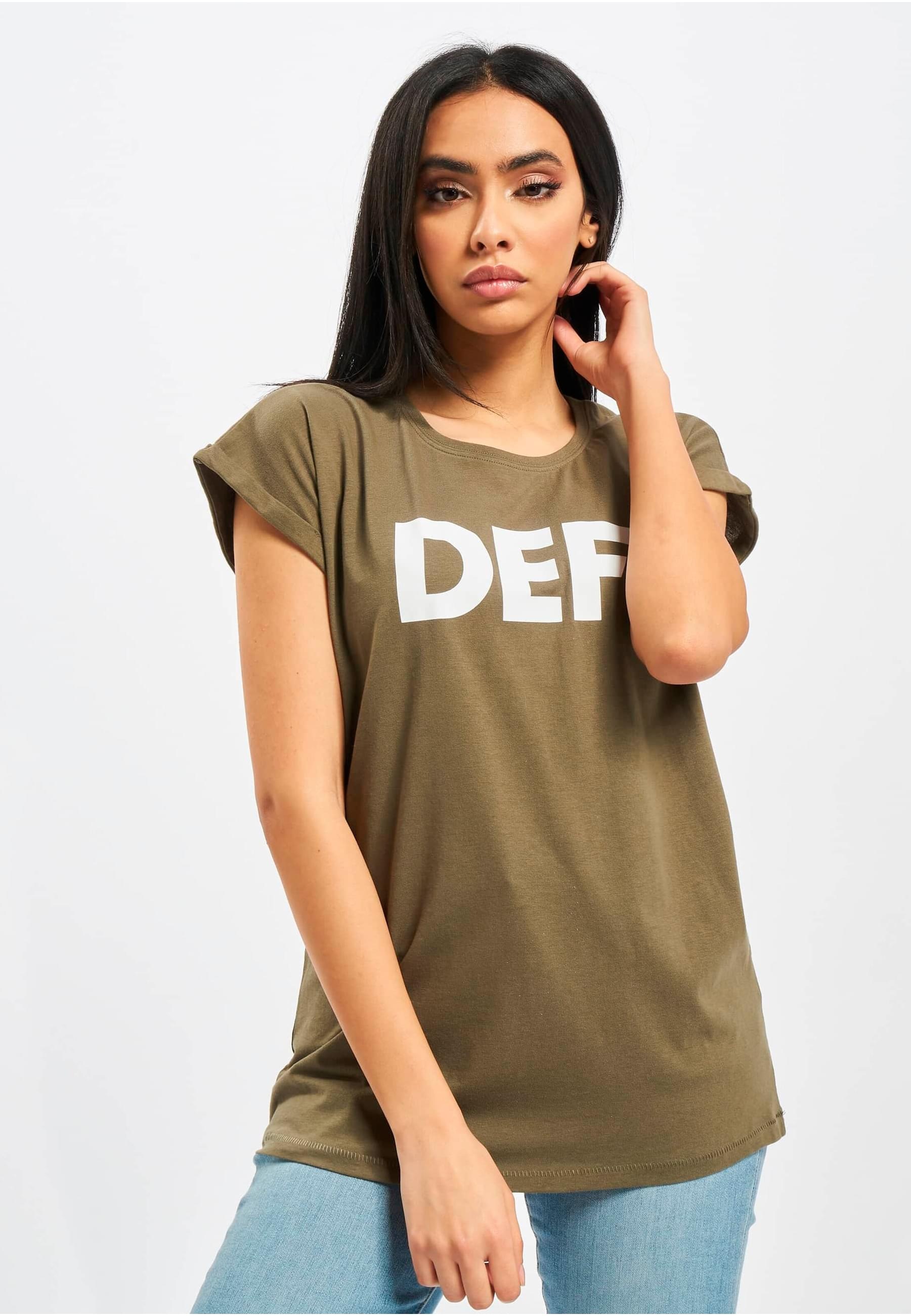 DEF Kurzarmshirt »DEF Damen DEF Her Secret T-Shirt«, (1 tlg.)