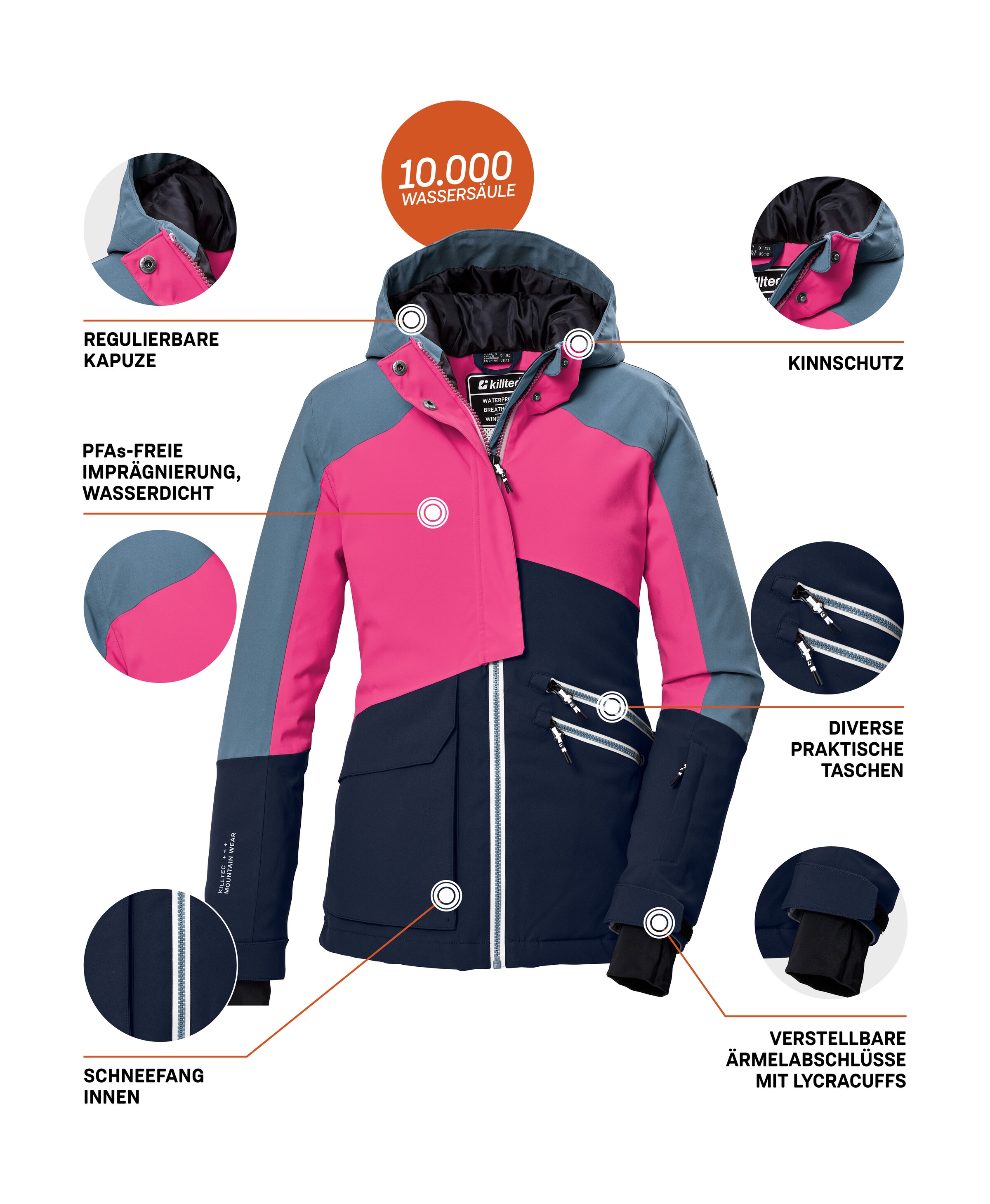 Killtec Skijacke »KSW 405 GRLS SKI JCKT«