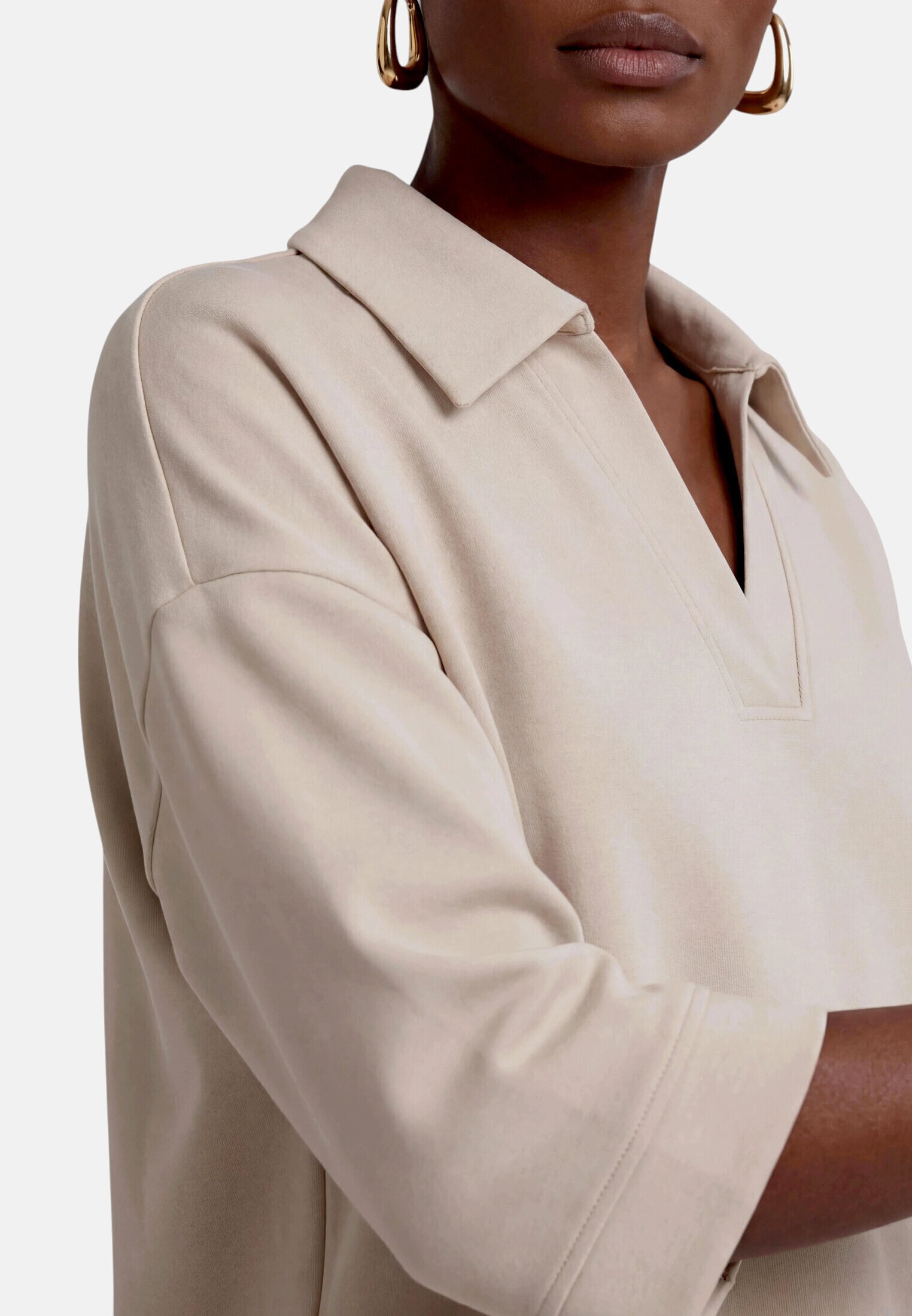 Zero Sweatshirt »Damen unifarben«, Material
