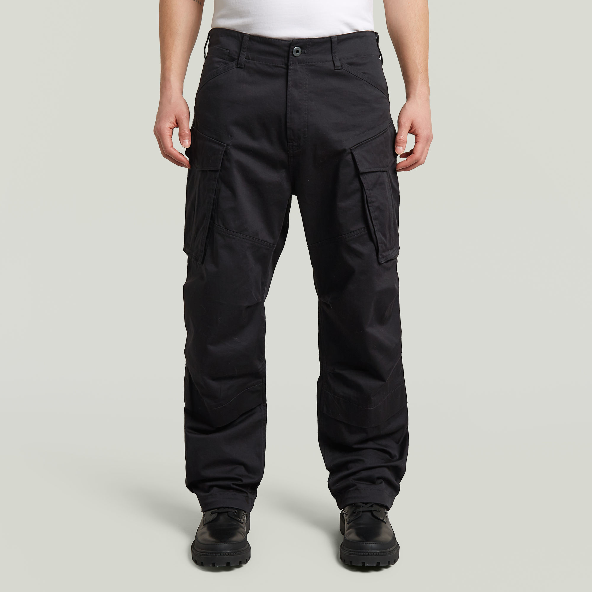 G-STAR Cargohose "Rovic 3D Relaxed" Low Waist, Baumwoll-Mix mit Stretch-Anteil