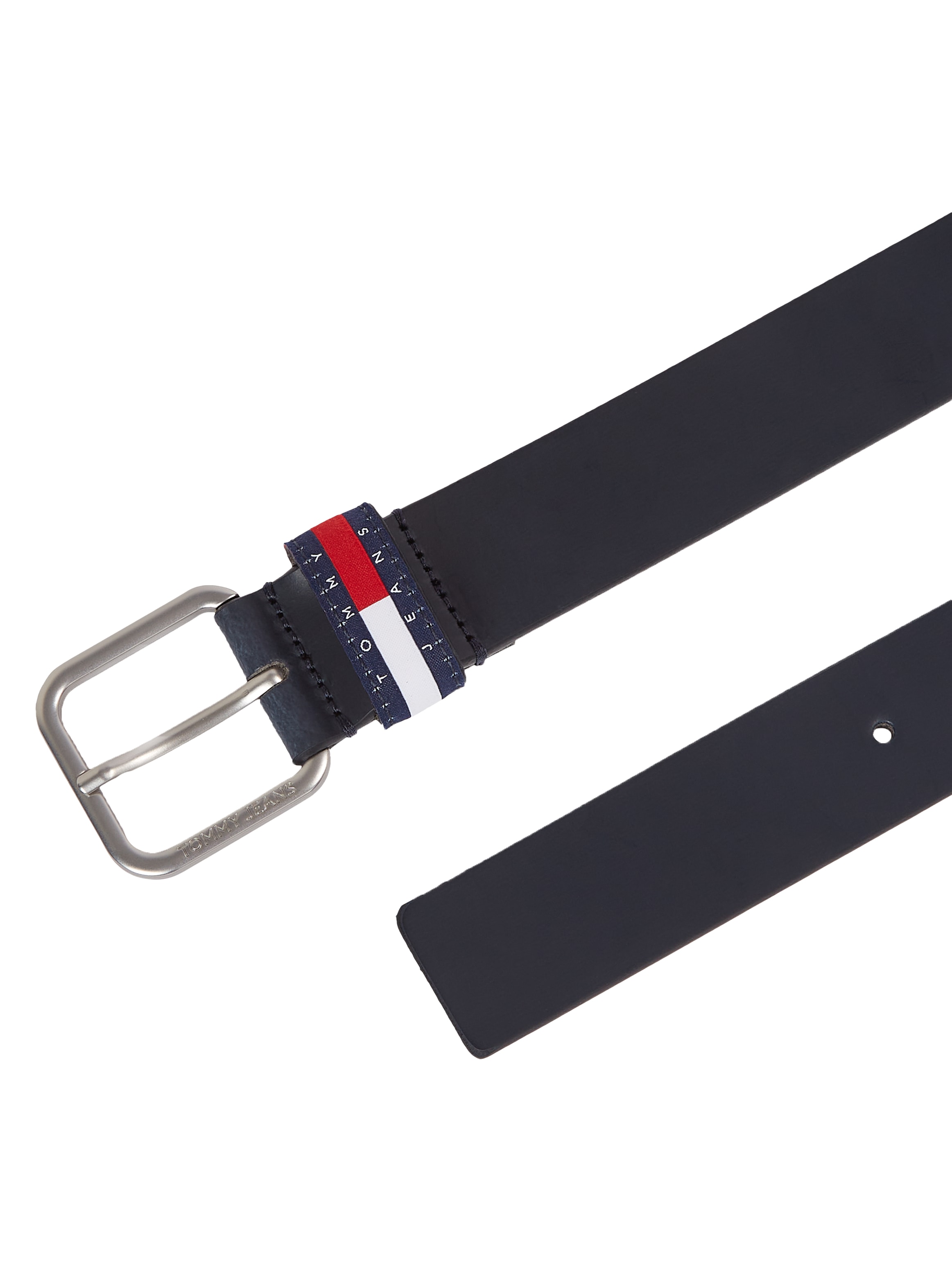 Tommy Jeans Ledergürtel »TJM RYAN 3.5«, Schlaufe mit Tommy Jeans-Badge