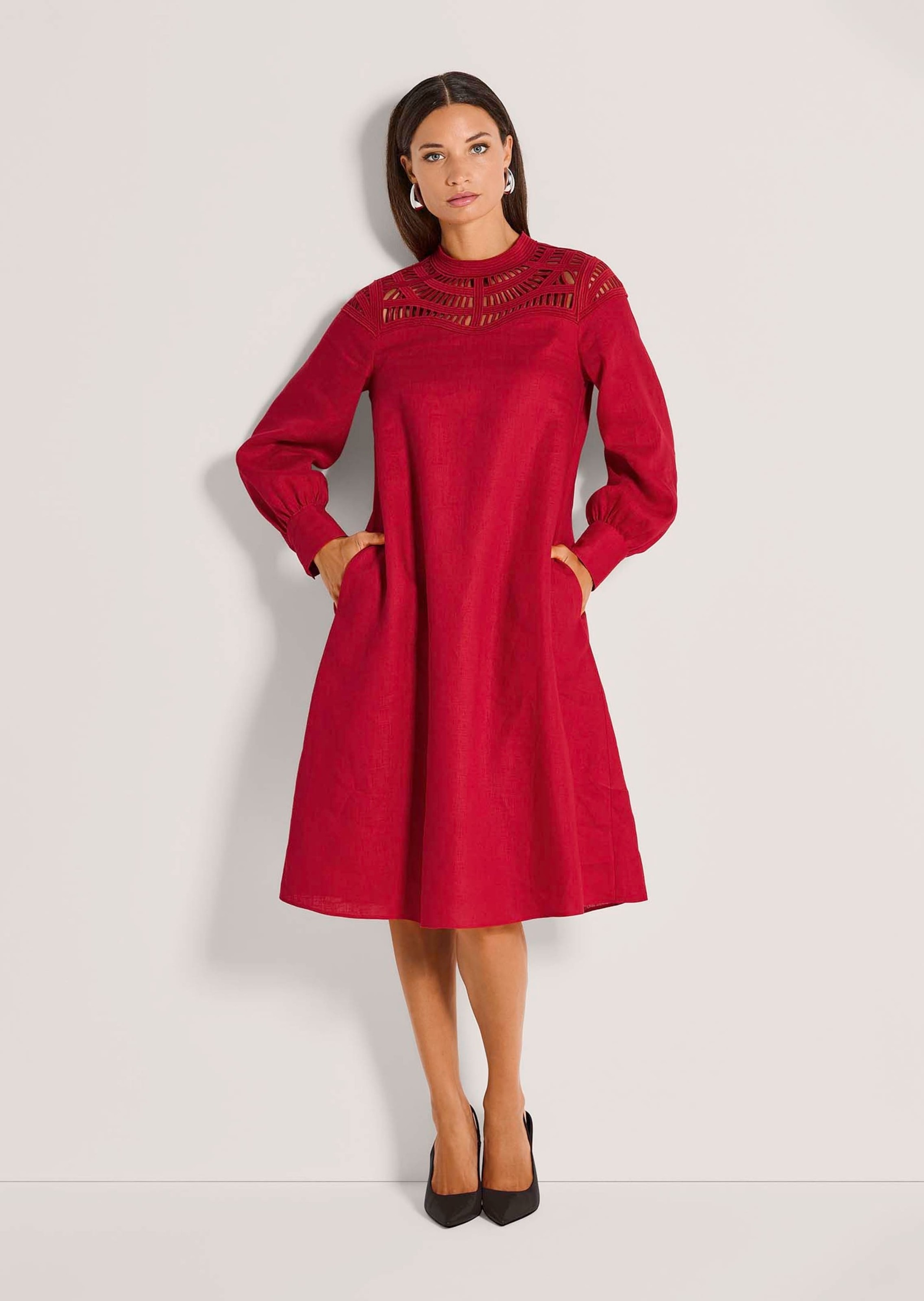 MADELEINE Sommerkleid "Spitzenkleid Sommerkleid aus Naturgarn und Spitze" A günstig online kaufen