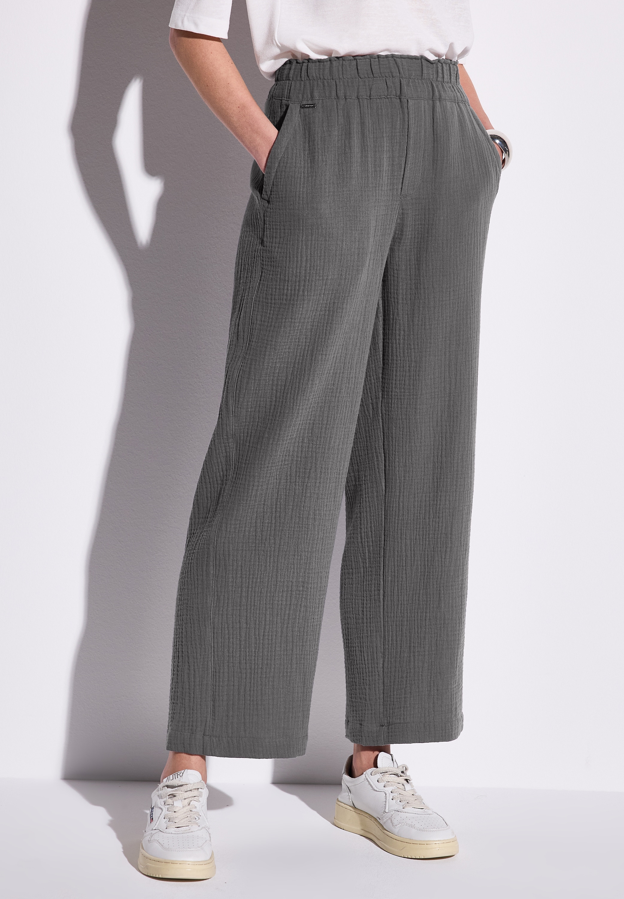 STREET ONE Stoffhose, High Waist günstig online kaufen