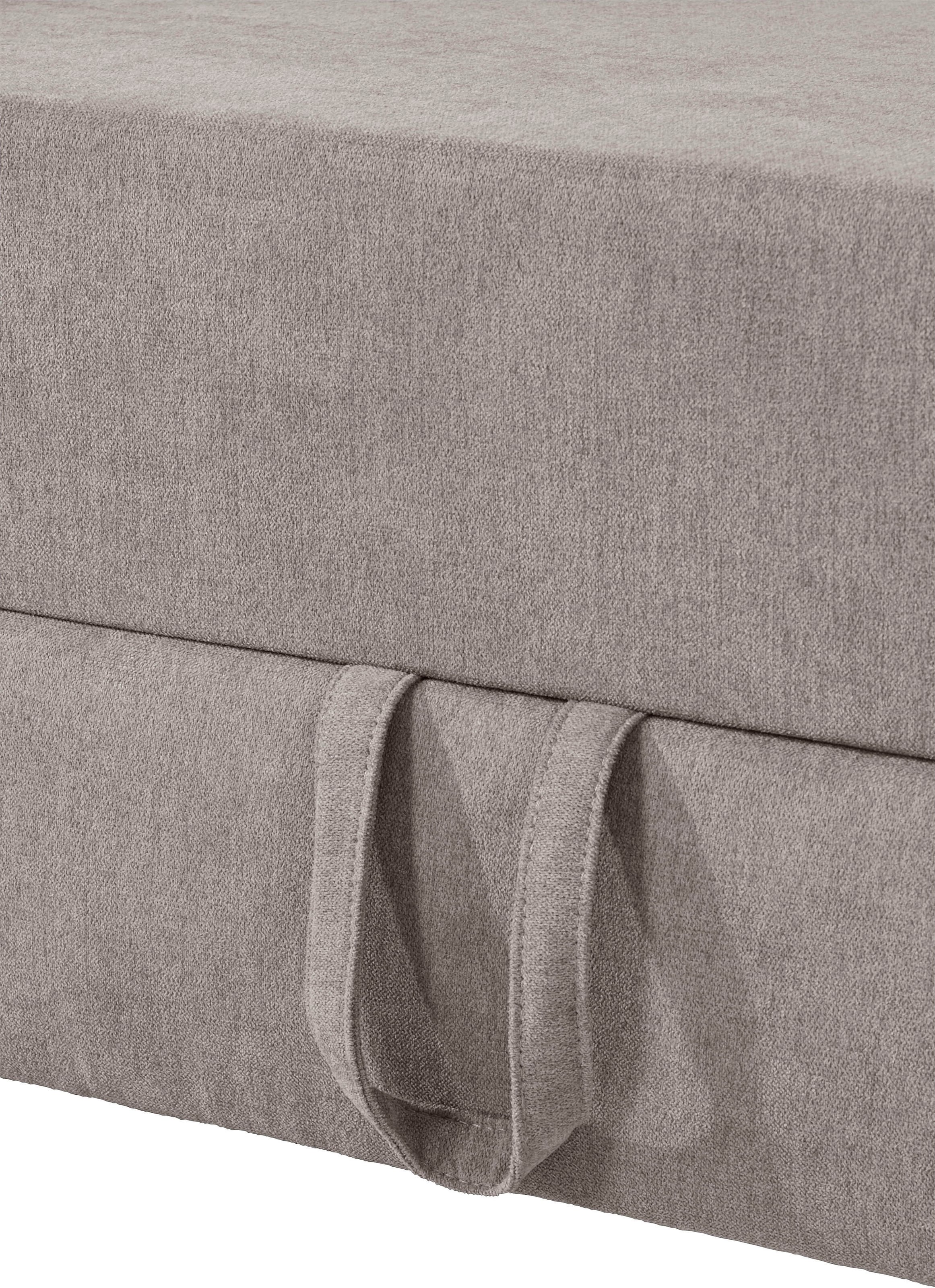 sit&more Ecksofa »Melissa L-Form«, klassisches Polsterprogramm, wahlweise Bettfunktion und Schubkasten