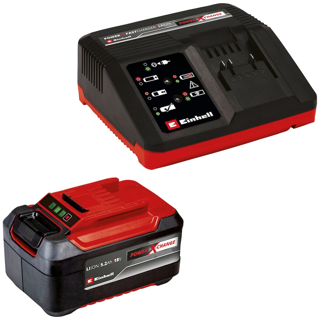 Einhell Akku »PXC-Starter-Kit 5,2Ah & 4A Fastcharger«, 18,0 V