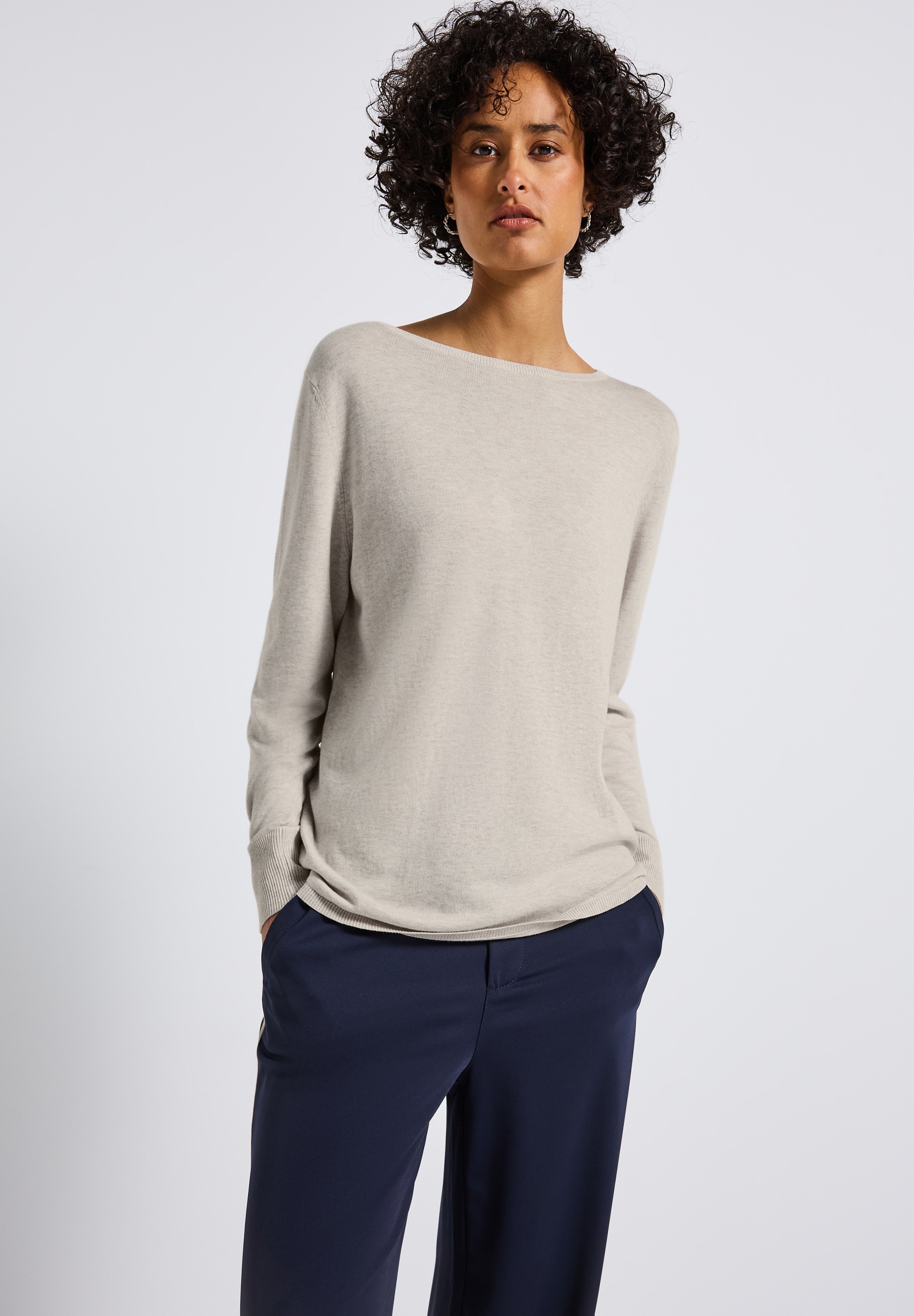 STREET ONE Strickpullover, softe Viskose günstig online kaufen