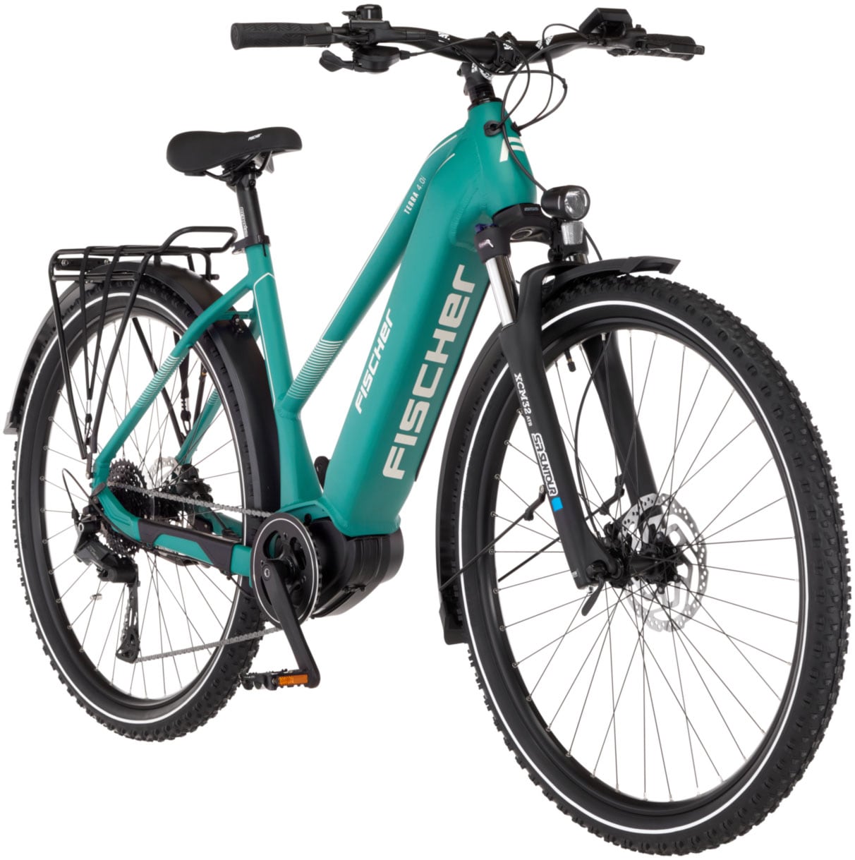 FISCHER Fahrrad E-Bike »TERRA 4.0i 630 50«, 10 Gang, Shimano, CUES, (mit Akku-Ladegerät-mit Werkzeug)