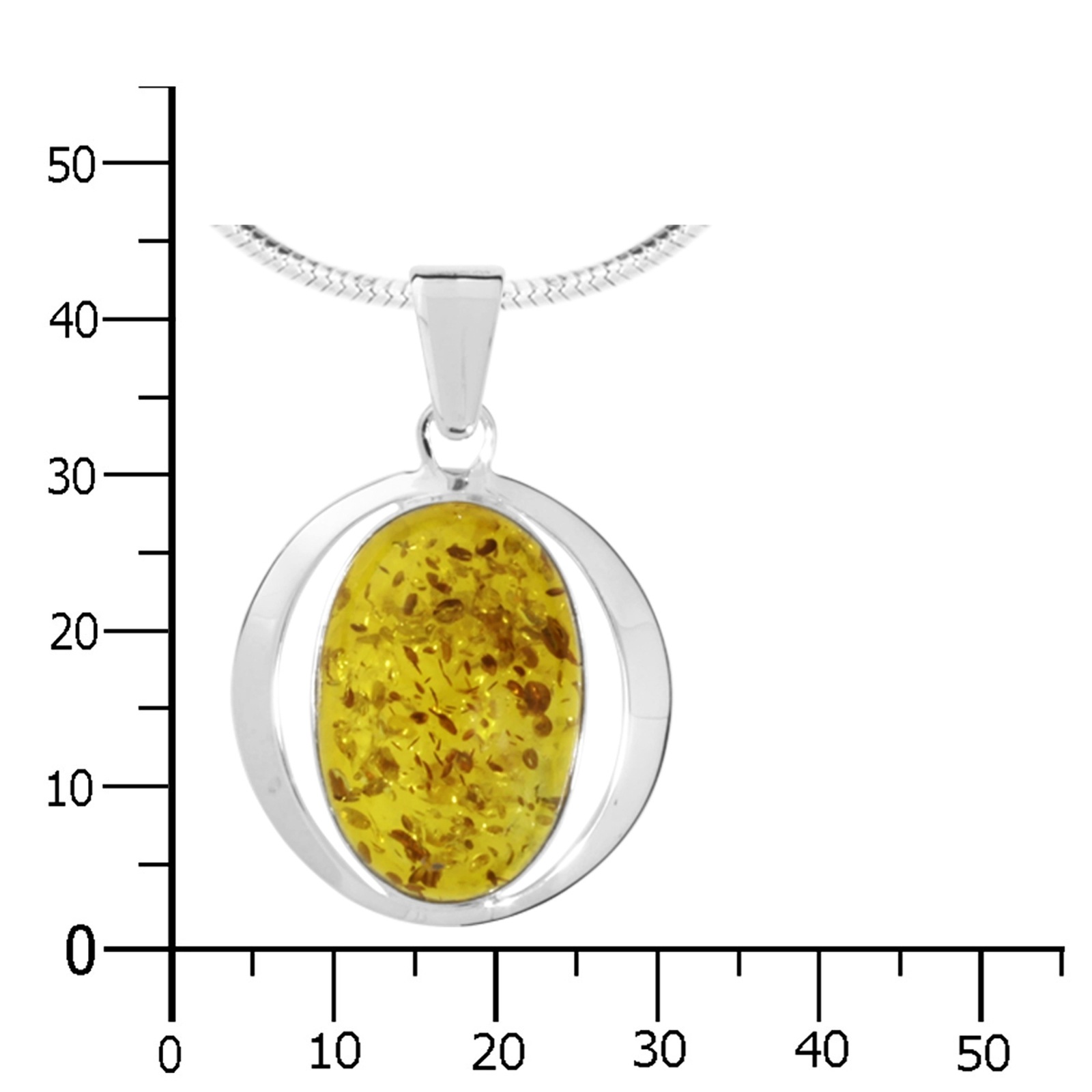OSTSEE-SCHMUCK Kette mit Anhänger »Ostsee-Schmuck Kette mit Anhänger Hanna Kette mit Anhänger Hanna«, (2 tlg.)
