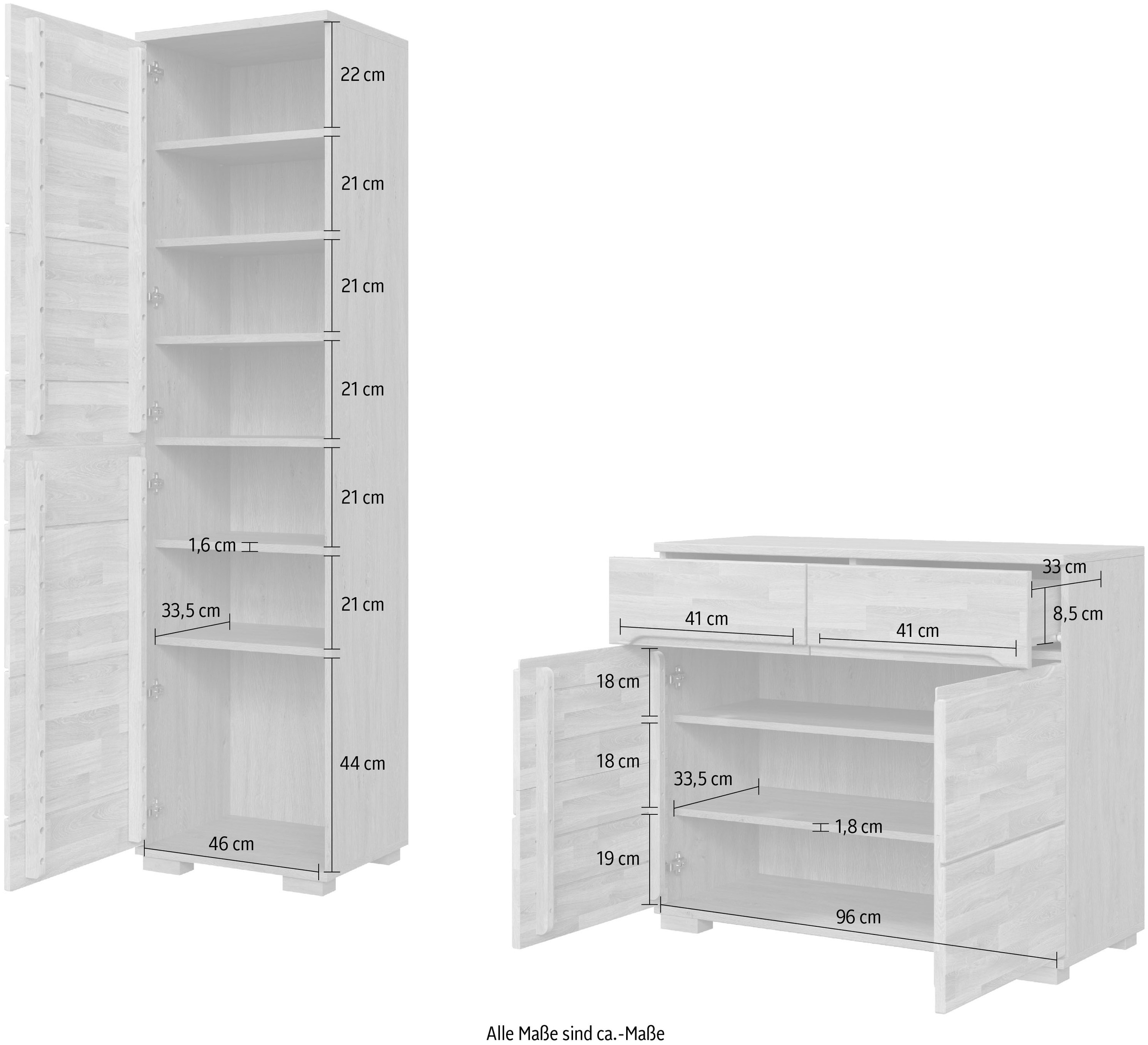 Home affaire Garderoben-Set 4 Stk. tlg.