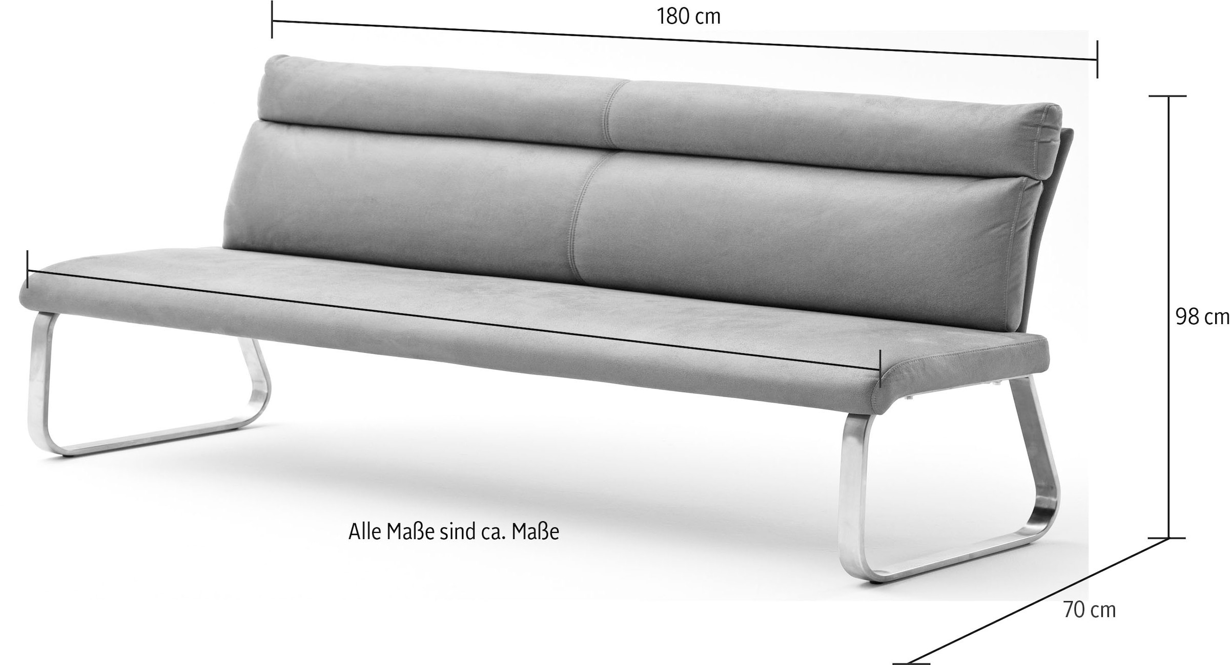 MCA furniture »RABEA-PBANK« BAUR | Polsterbank