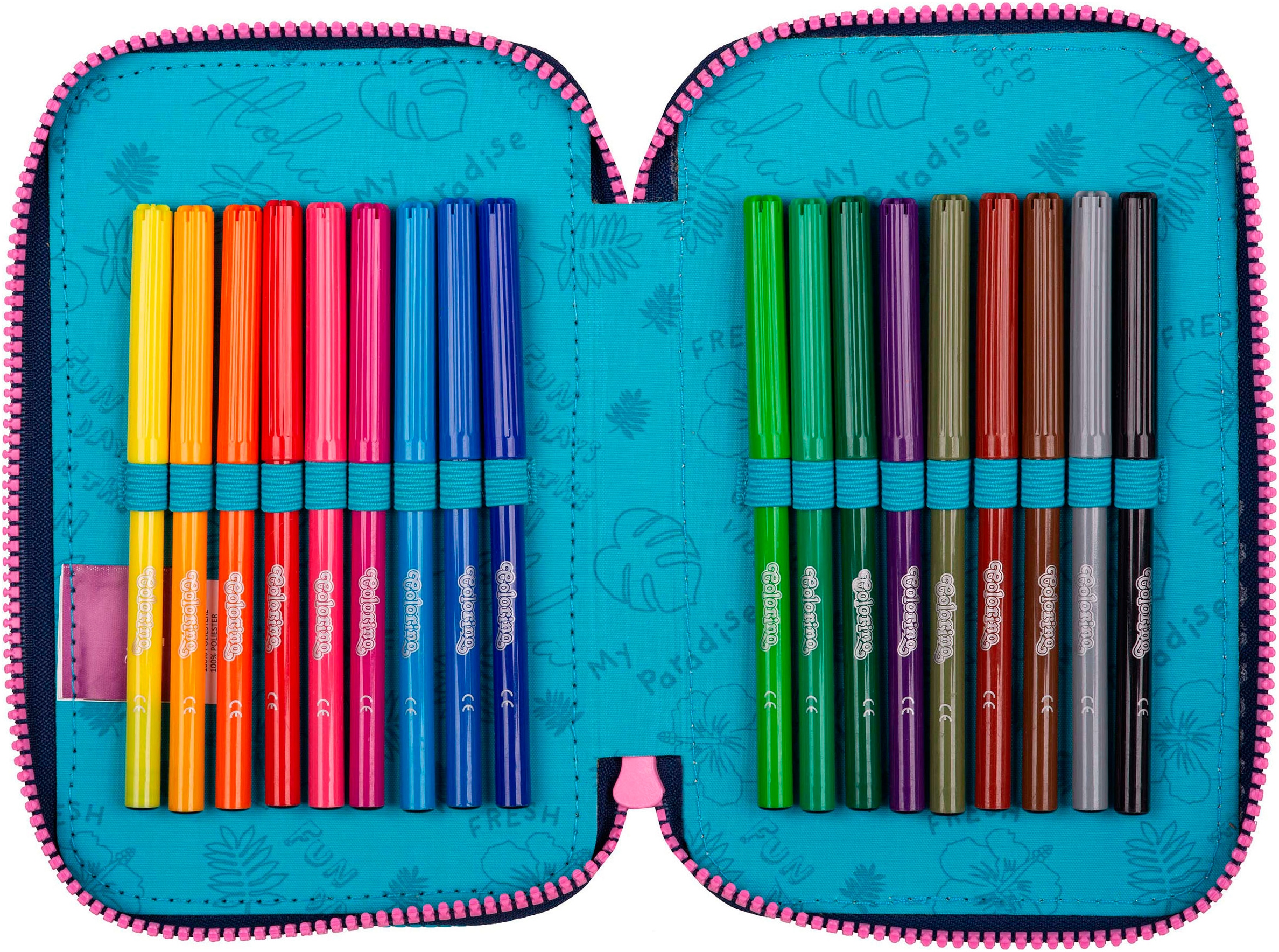 CoolPack Federmäppchen »Etui, Disney, Stitch«, befüllt