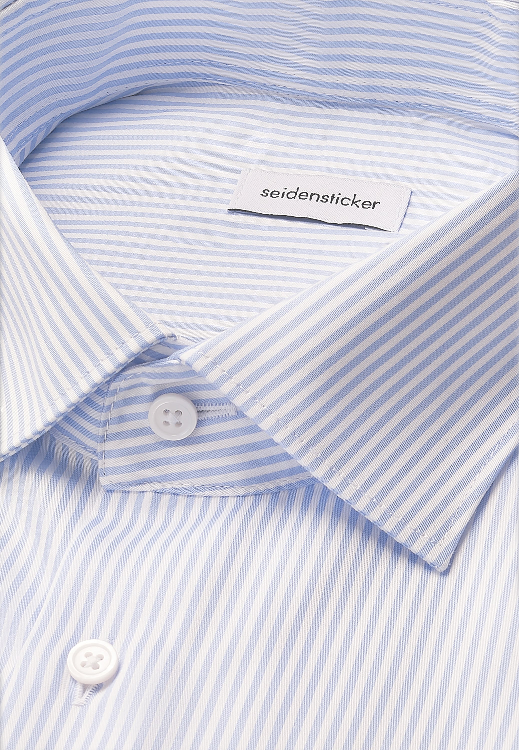 seidensticker Businesshemd »Schwarze Rose«, Slim 1/1 Kentkragen Gestreift