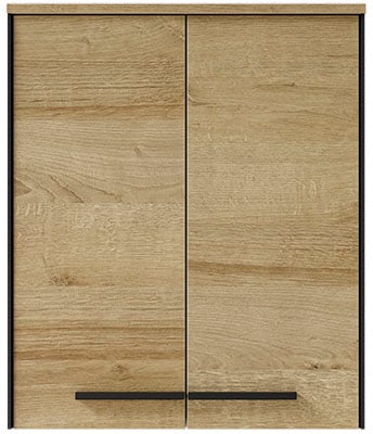 Saphir Hängeschrank "Quickset 395 Badschrank 60,4 cm breit mit 2 Türen und 2 Einlegeböden", Badezimmer-Hängeschrank inkl