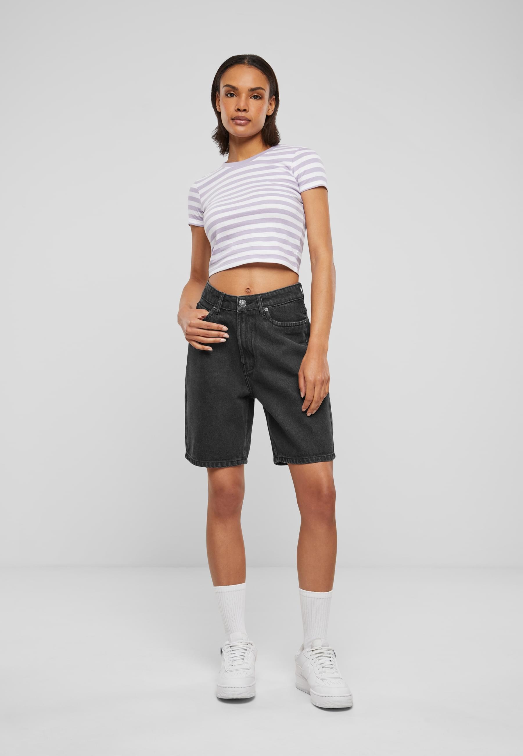 URBAN CLASSICS Shorts »Urban Classics Damen Ladies 90‘s Bermuda«, (1 tlg.)