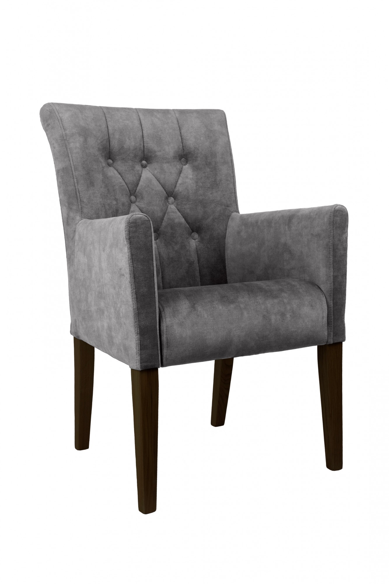 Home affaire Armlehnstuhl "Cortega Esszimmerstuhl mit Knopfheftung" () 1 St günstig online kaufen